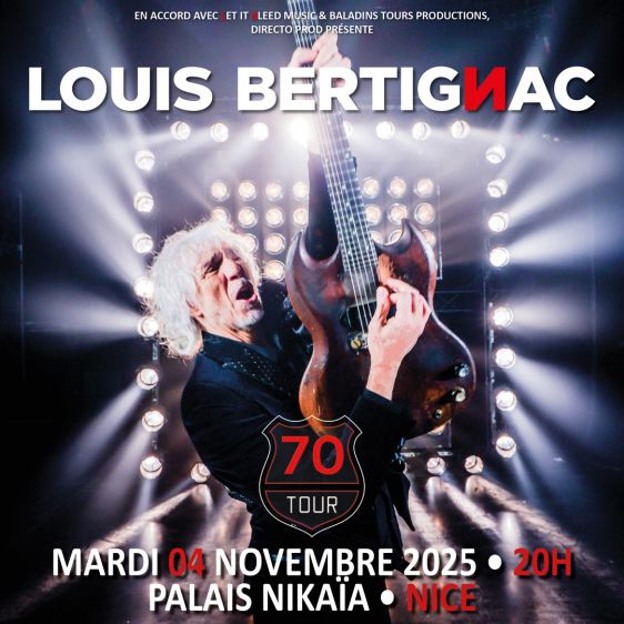 Louis Bertignac - 70 Tour