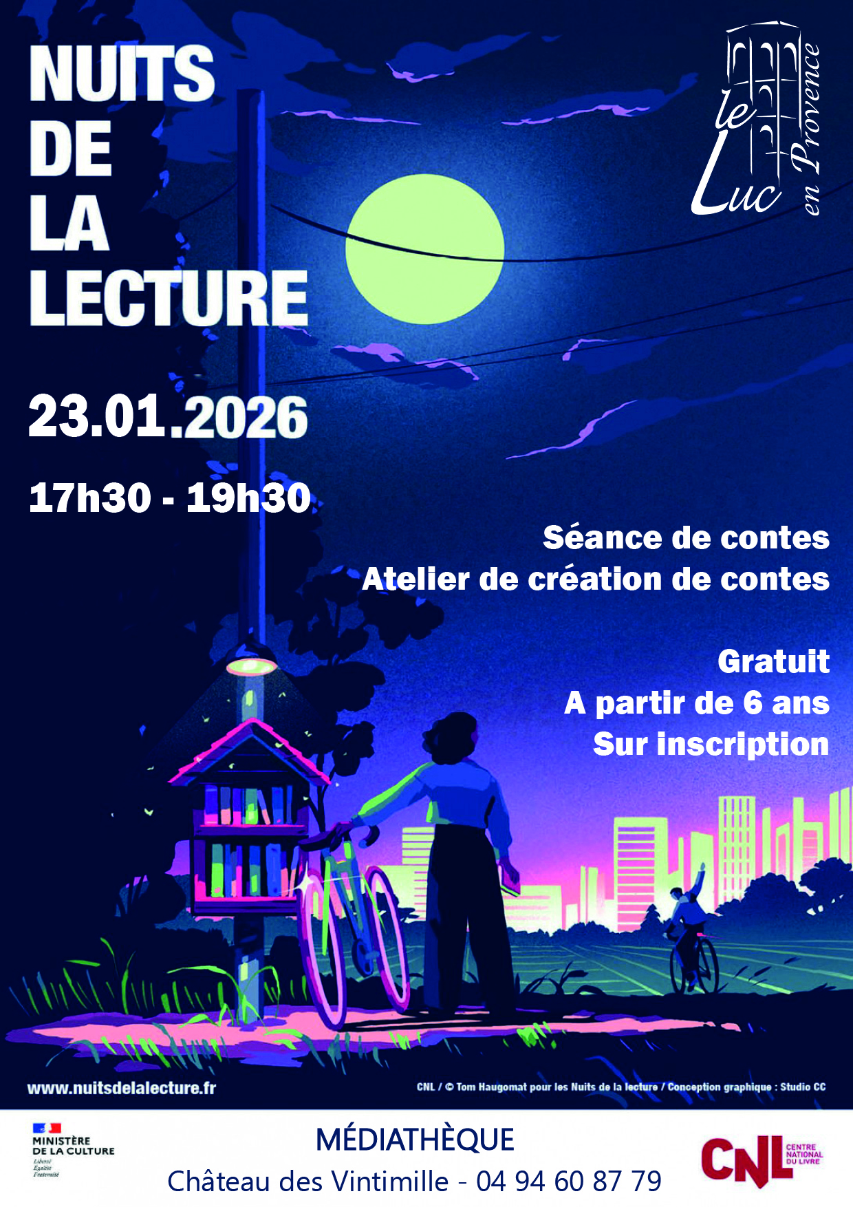 Nuits de la lecture au Luc