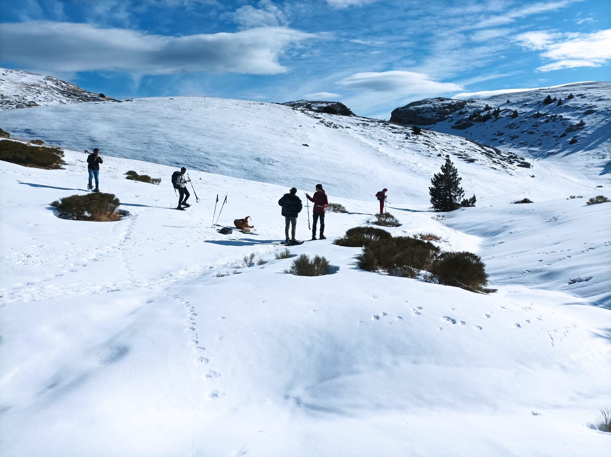 Rando raquettes sur la falaise de Ce�se - Autres Versants