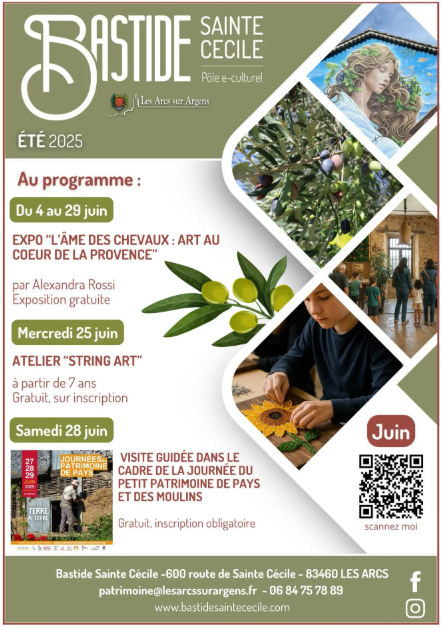 Bastide Sainte Ccile Ple E-culturel-visite guide de l'comuse de l'Olive