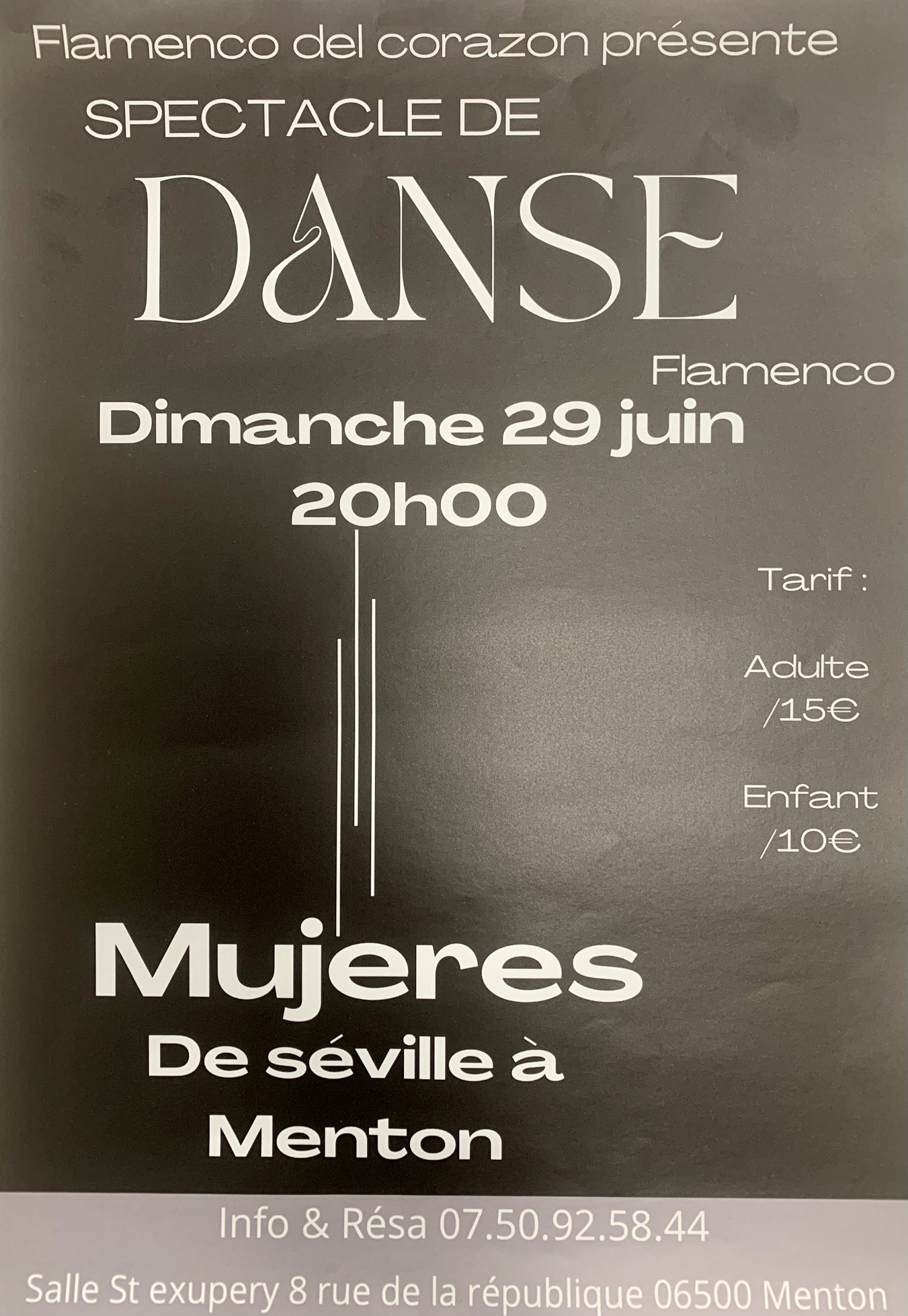 Spectacle de danse flamenco