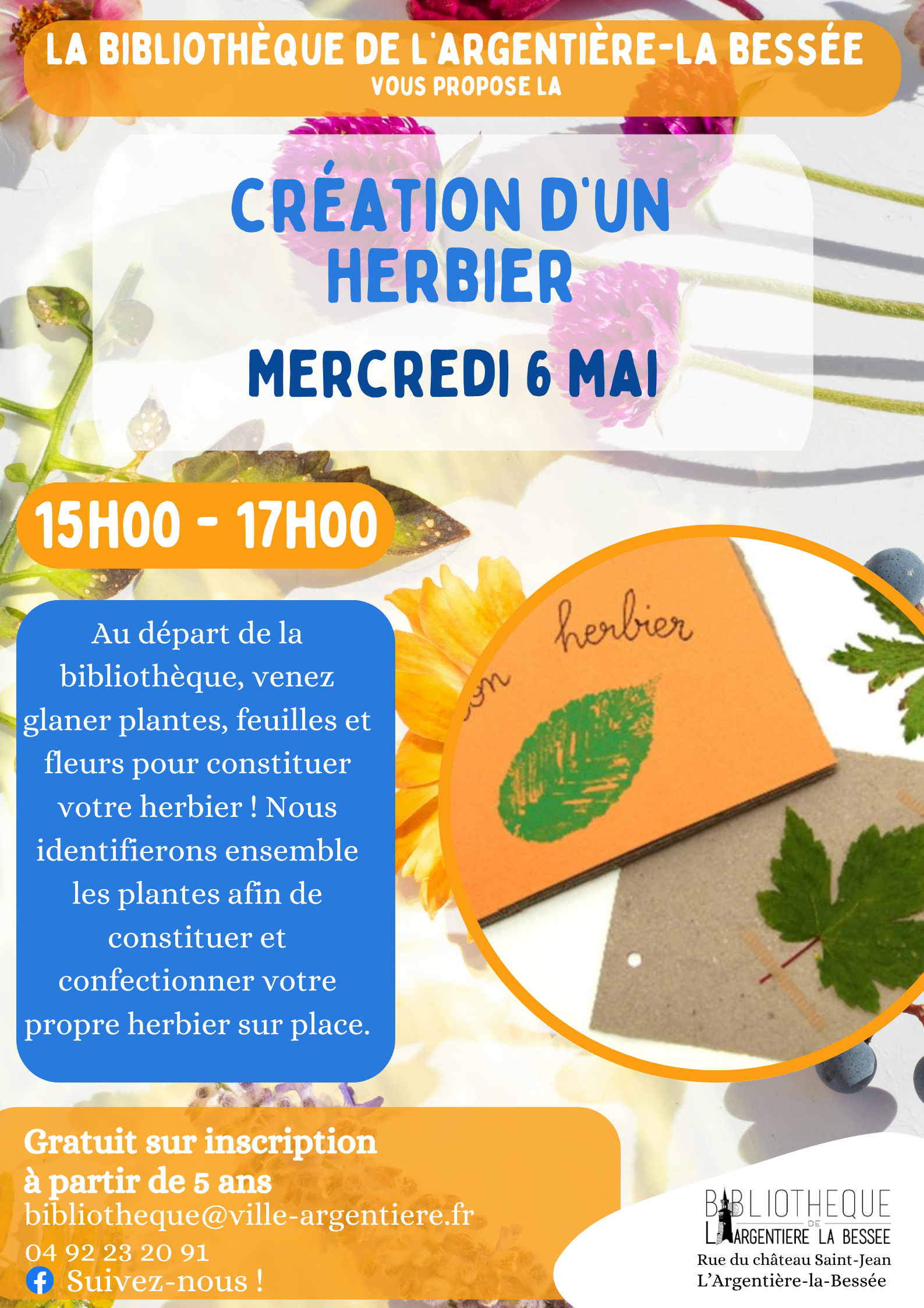 Cr�ation d'un herbier