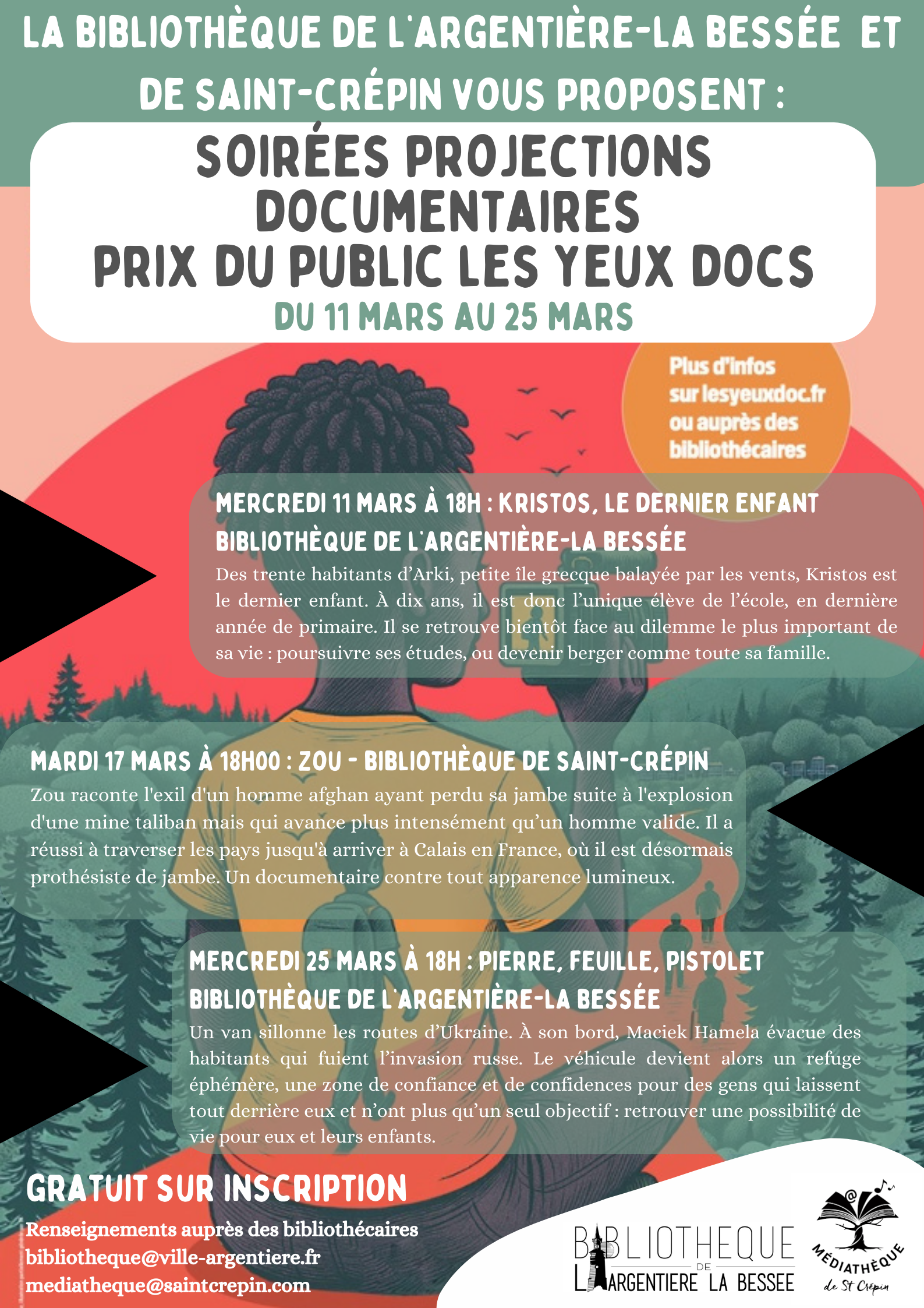 Projection documentaire Prix du Public Les yeux Docs