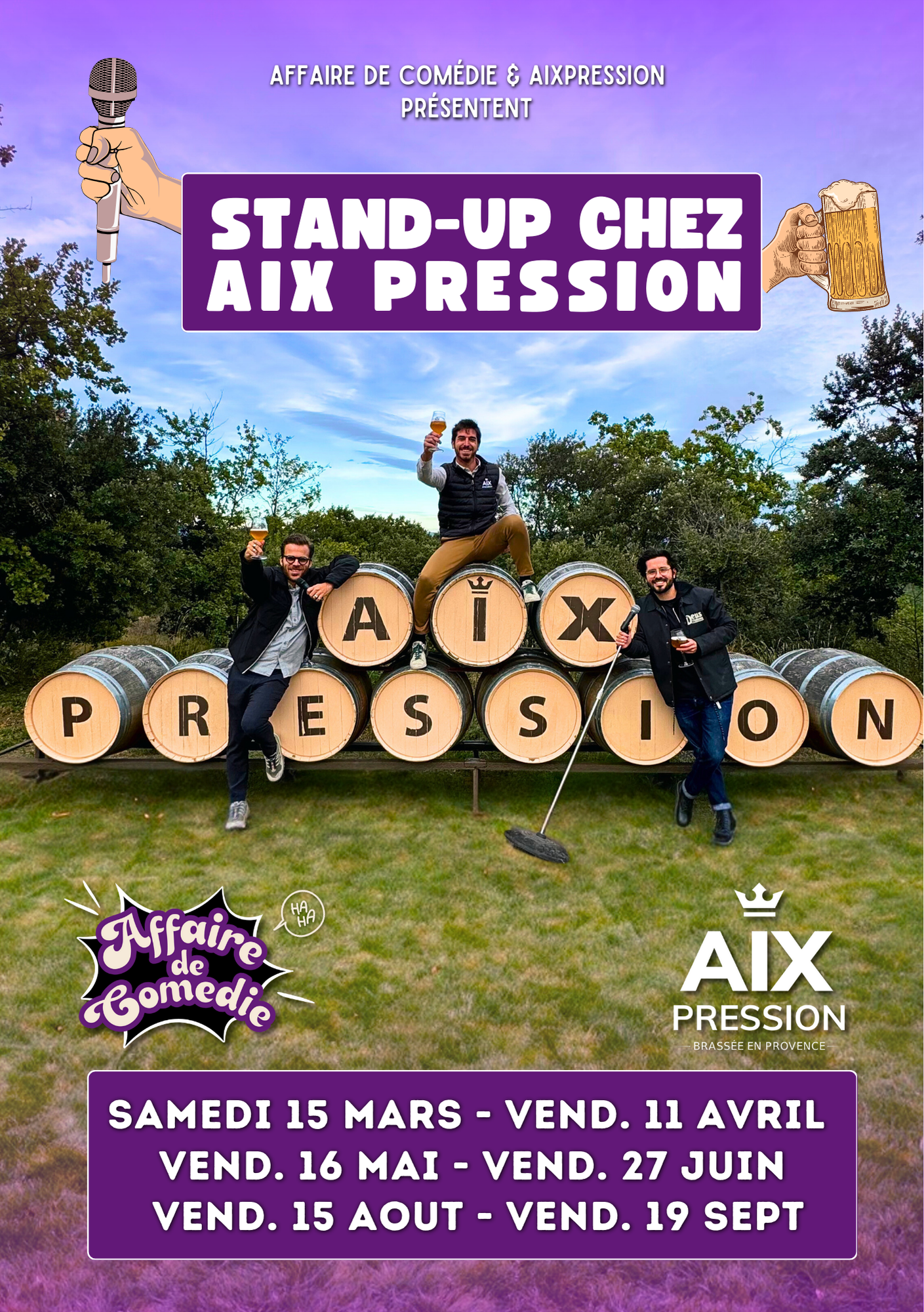 Affaire de Comdie chez Aix Pression
