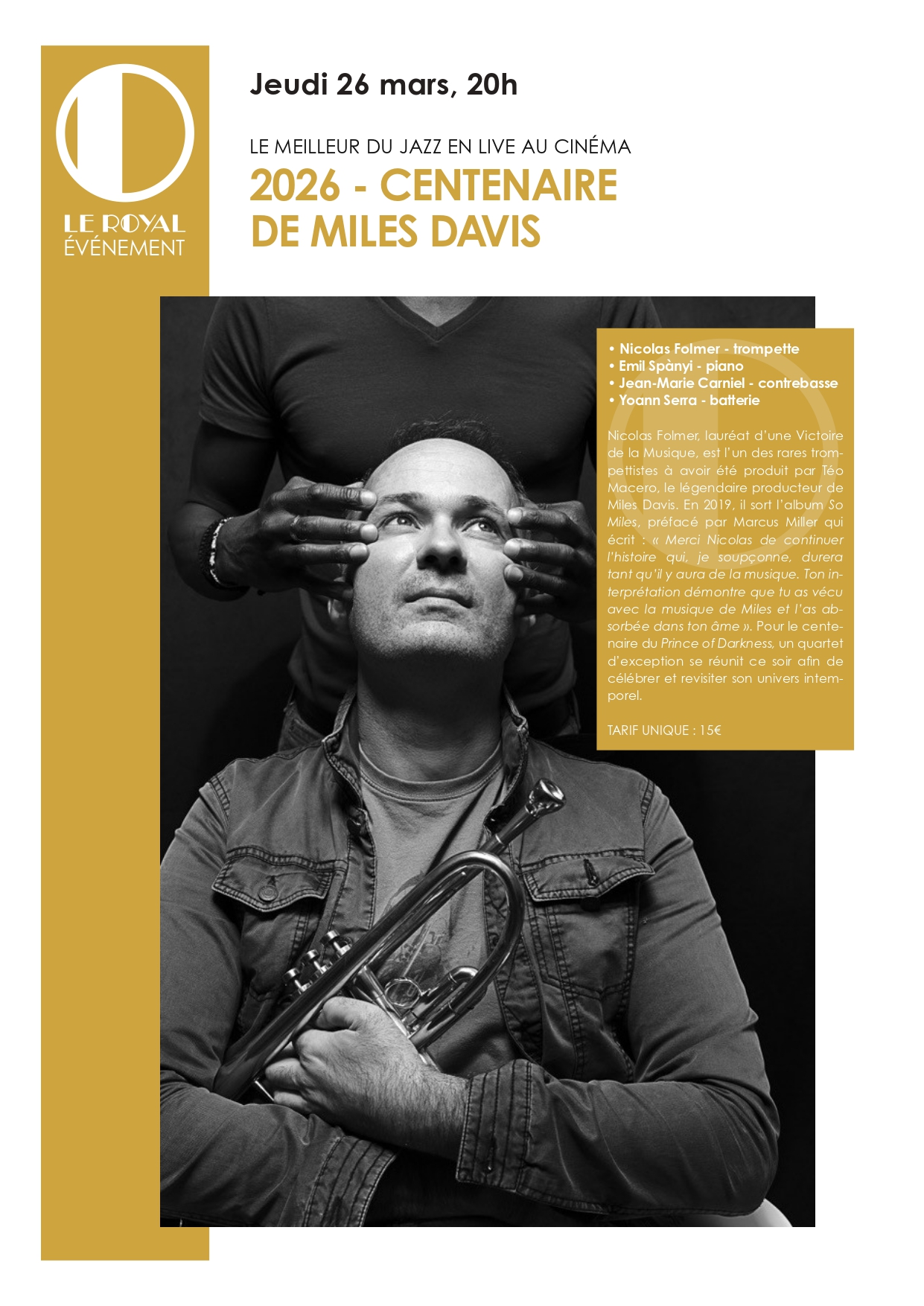 Concert Jazz - Nicolas Folmer 