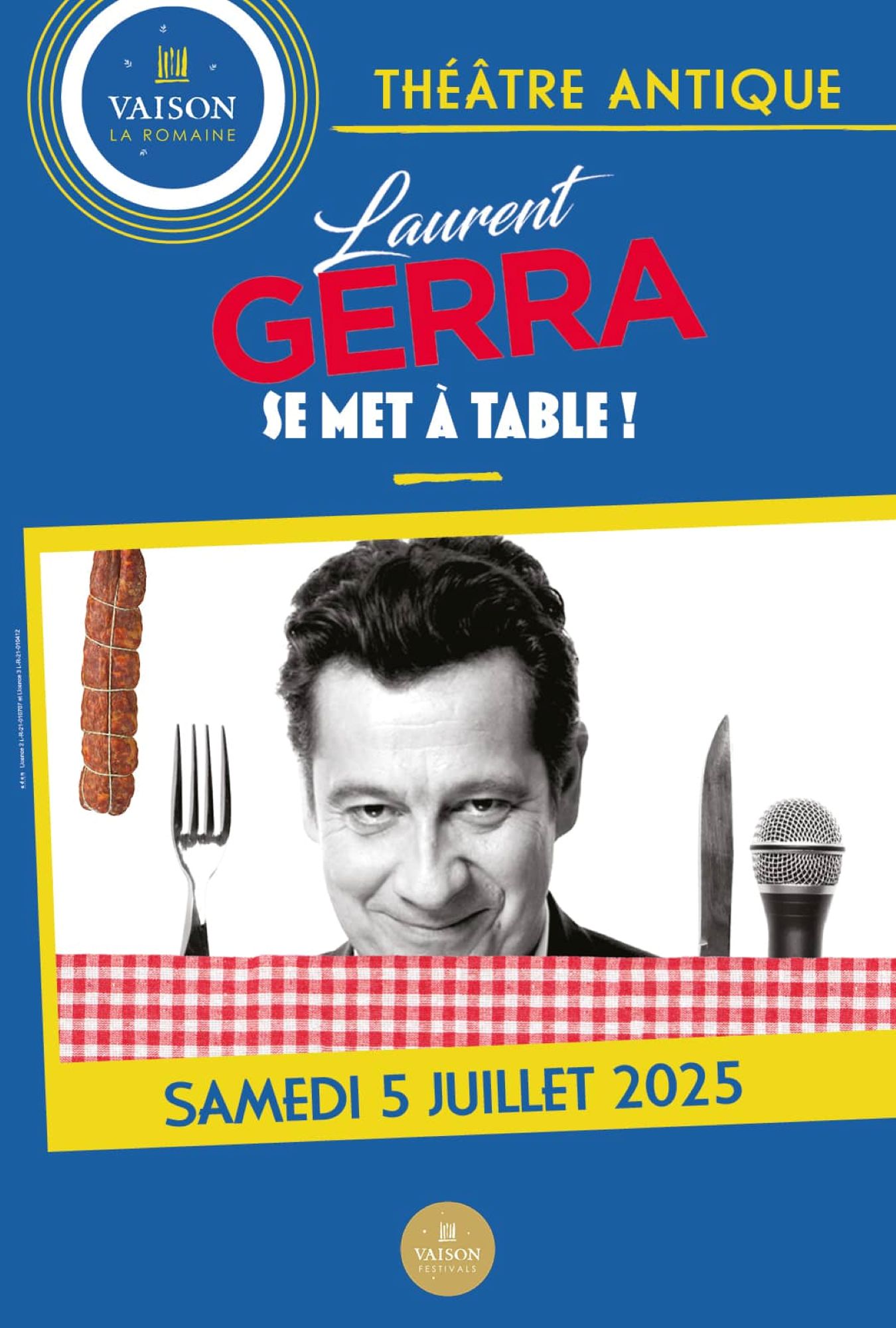 Spectacle Laurent Gerra au Thtre Antique