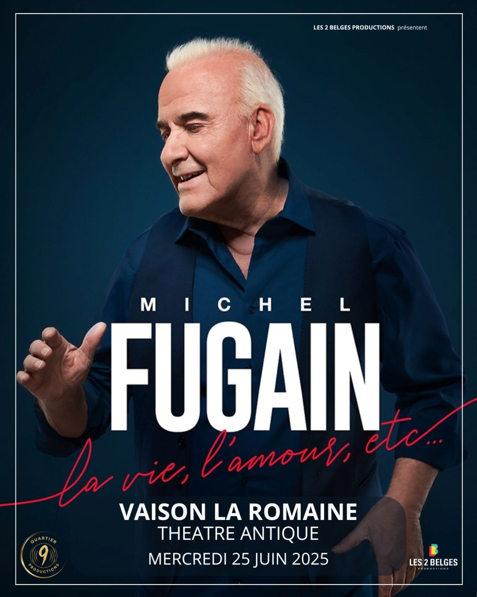 Michel Fugain en concert au Thtre Antique