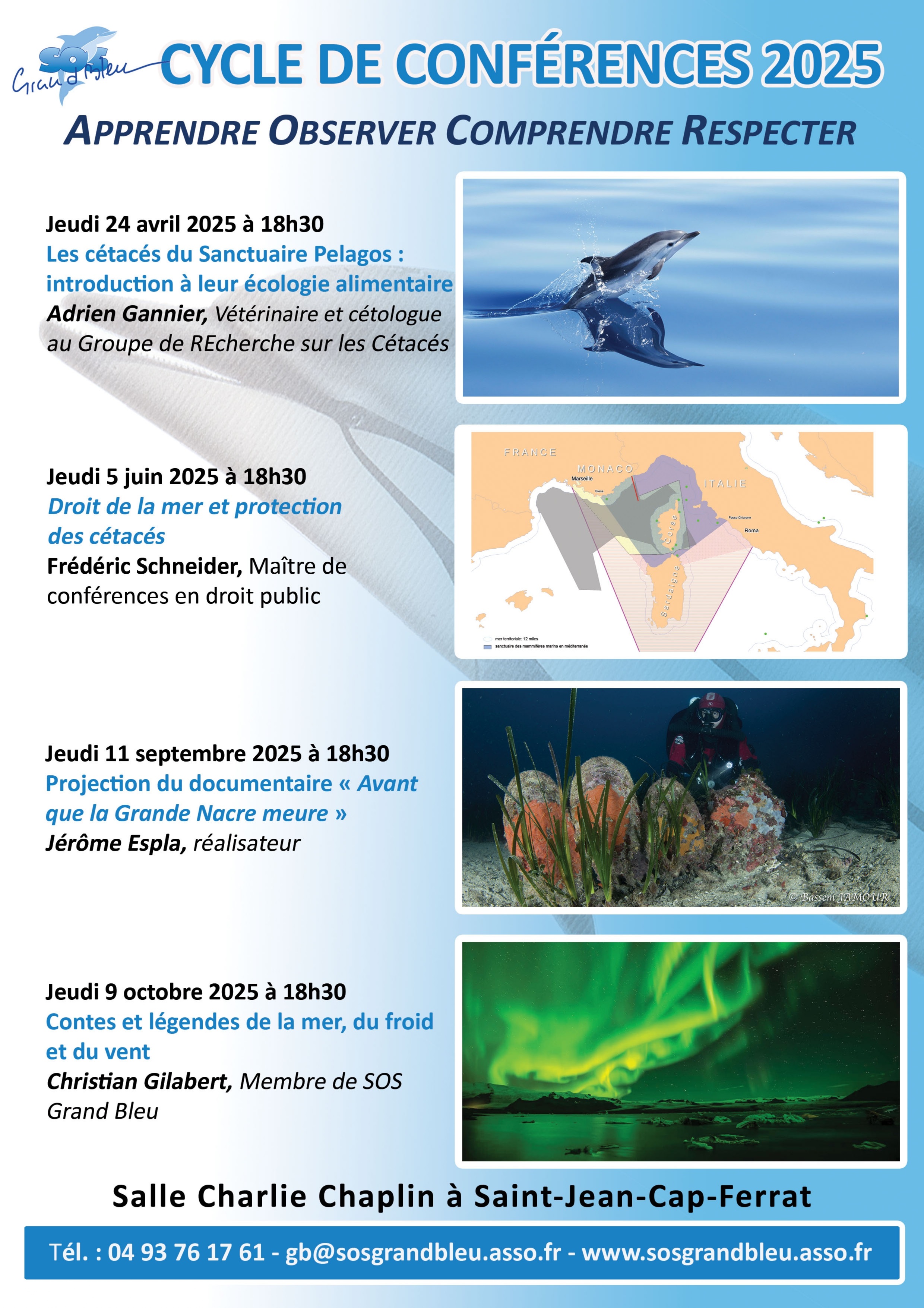 Confrence SOS Grand Bleu Contes et lgendes de la mer, du froid et du vent