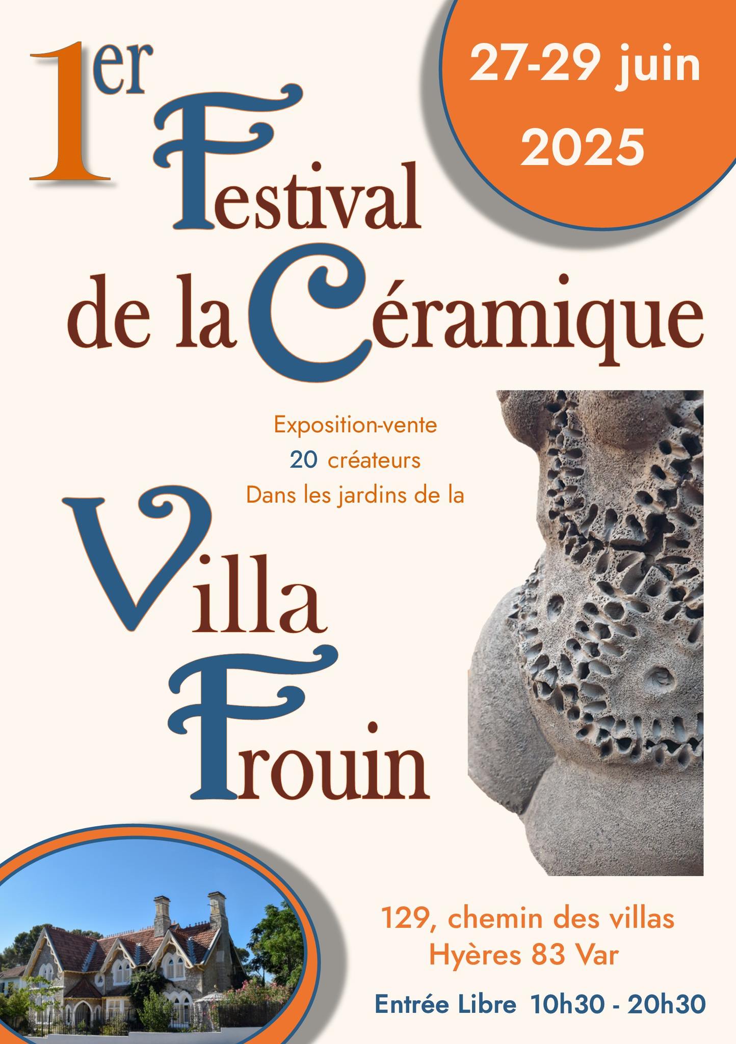 1er Festival de la Cramique  la Villa Frouin