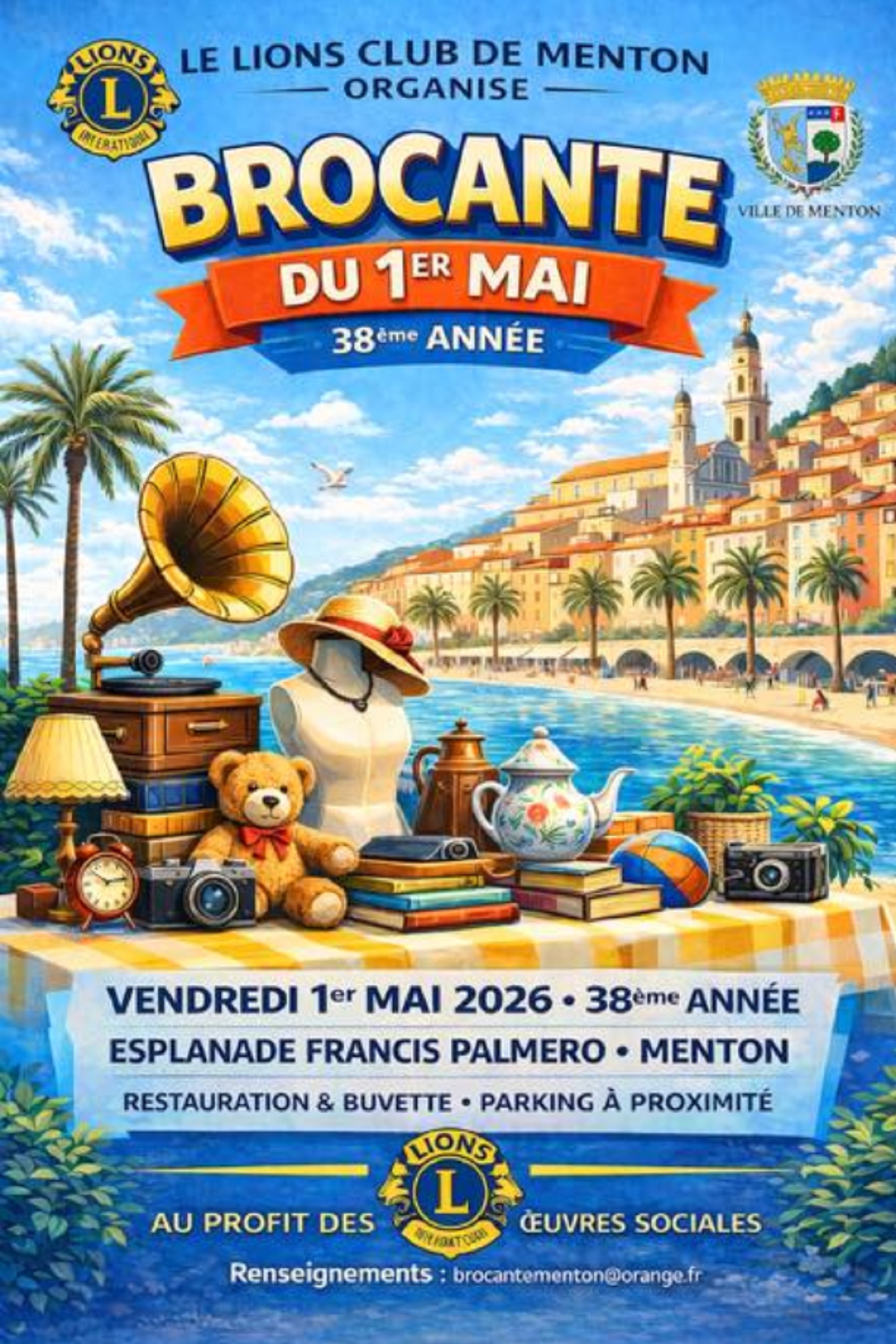 Brocante du Lions Club de Menton