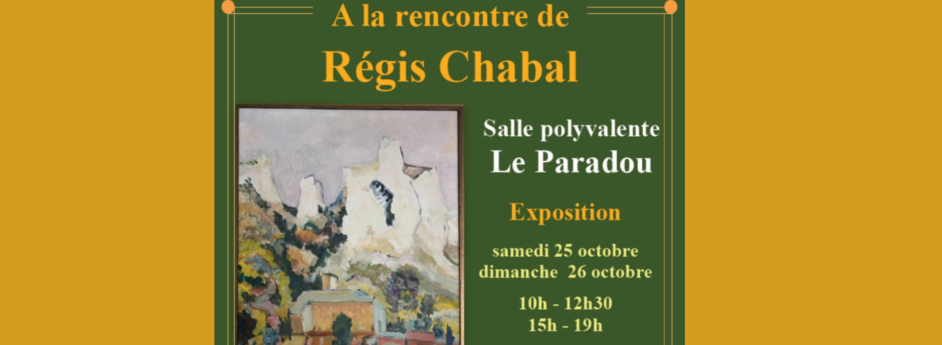 Exposition et Confrence 'A la rencontre de Rgis Chabal'