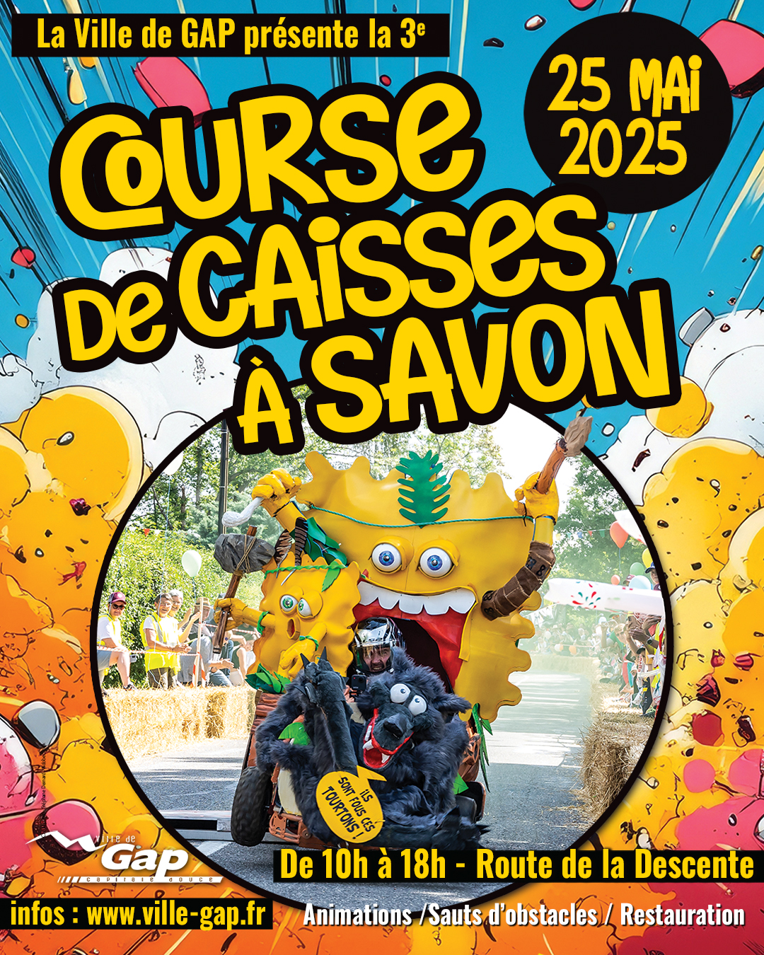 Course de caisses  savon