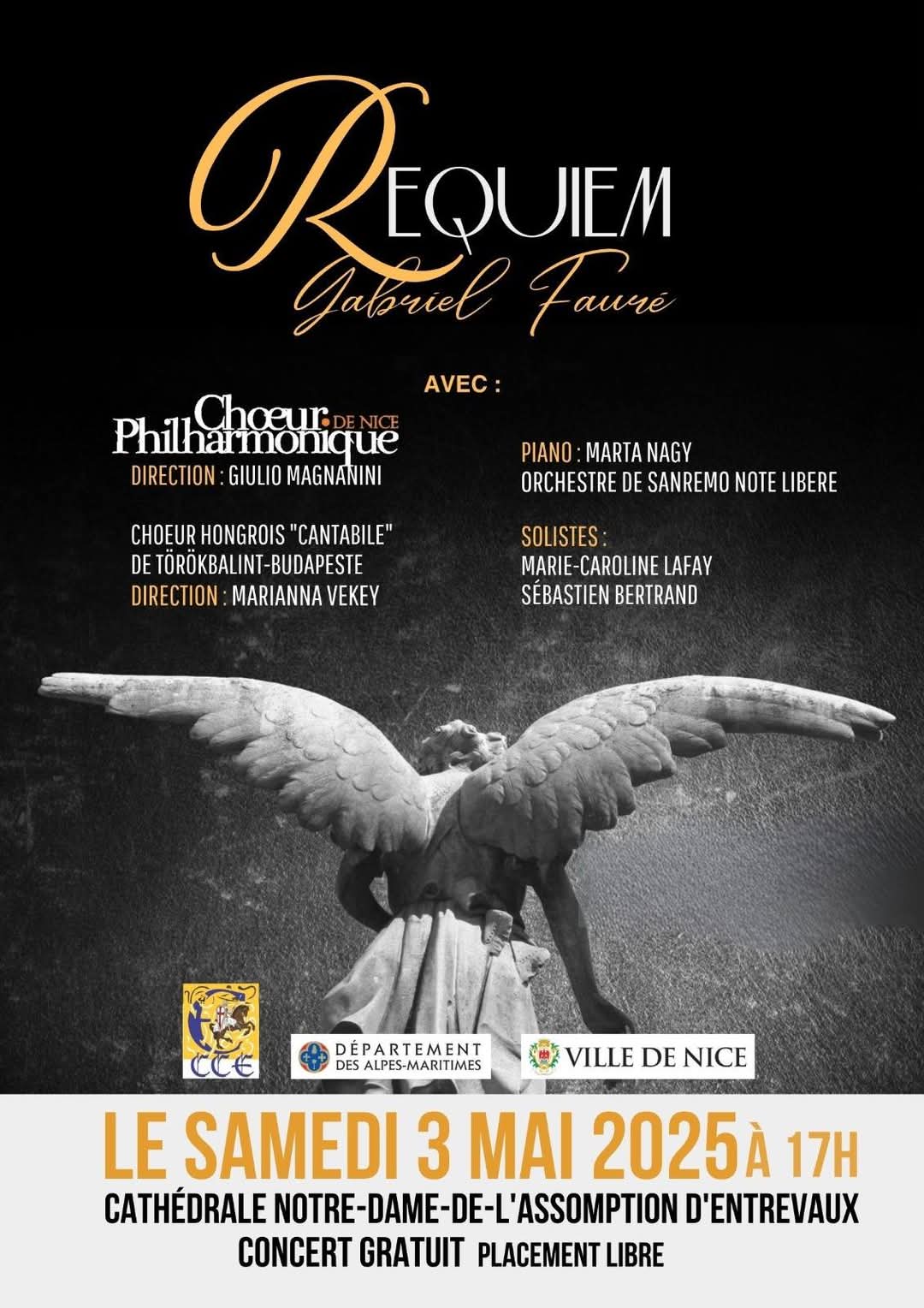 Concert Choeur de l'Opra de Nice et Budapest