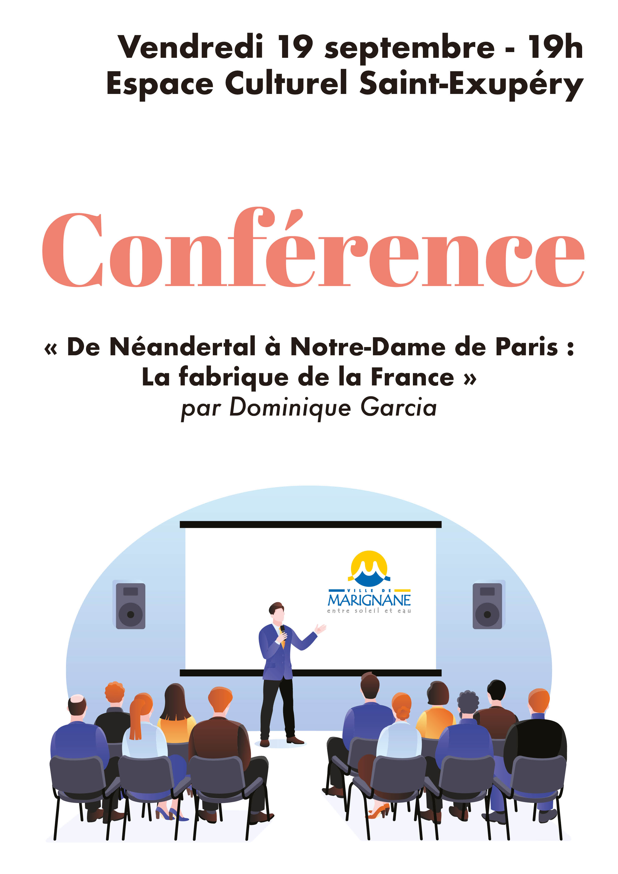 Confrence : De Nandertal  Notre-Dame de Paris, la fabrique de la France