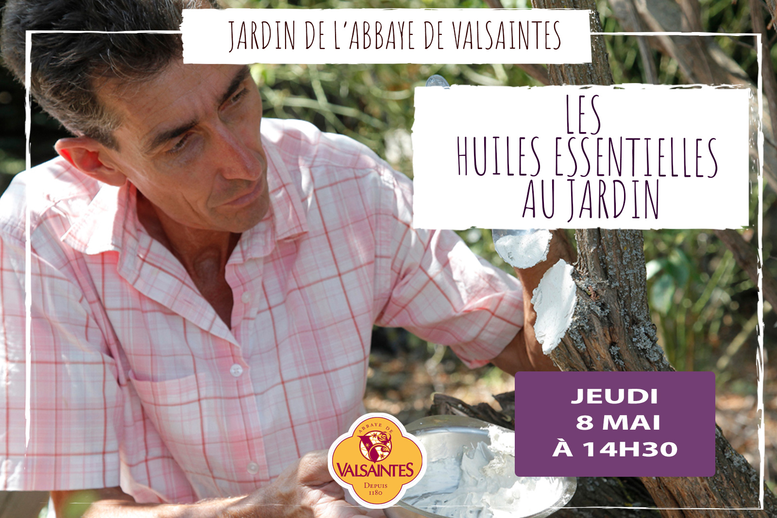 Confrence sur l'utilisation des huiles essentielles au jardin