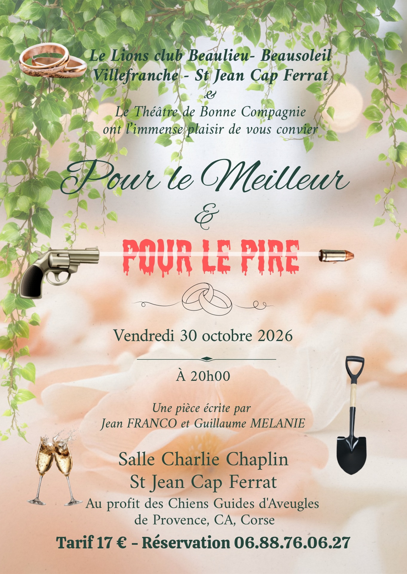 Pi�ce de th��tre caritative : �Pour le meilleur et pour le pire�