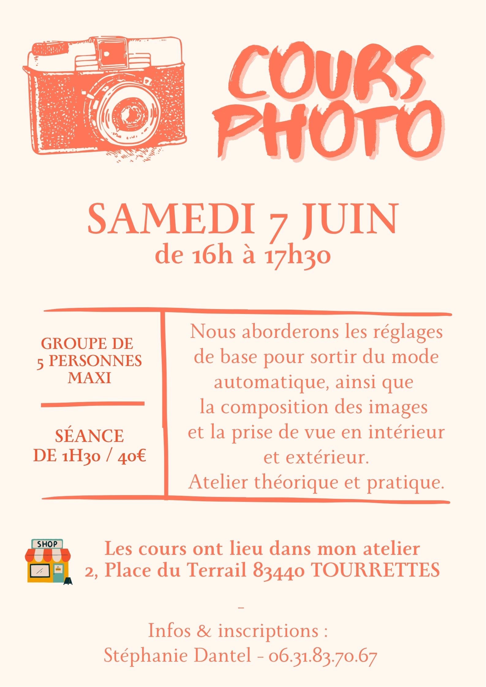 COURS de  PHOTO