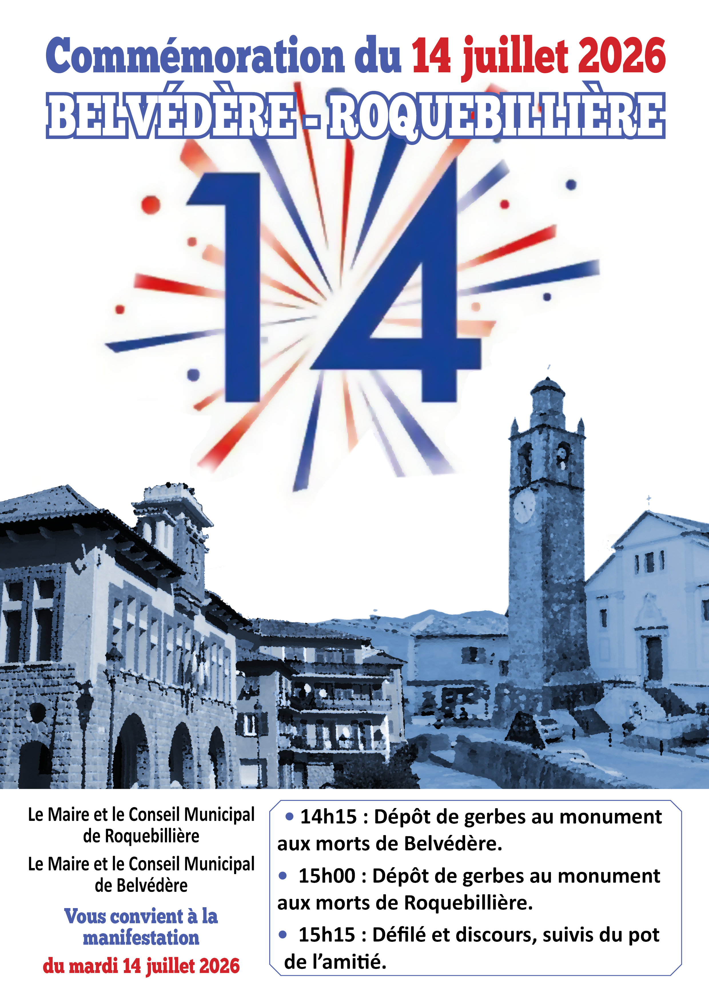 Comm�moration du 14 Juillet