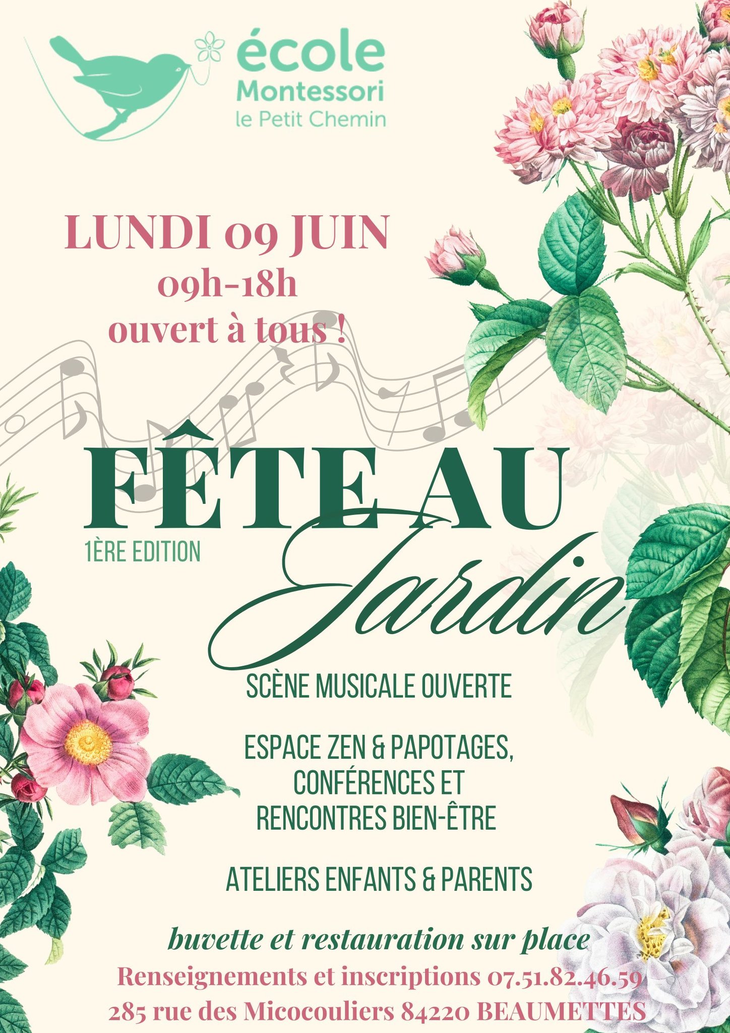 Fte au jardin - 1re dition