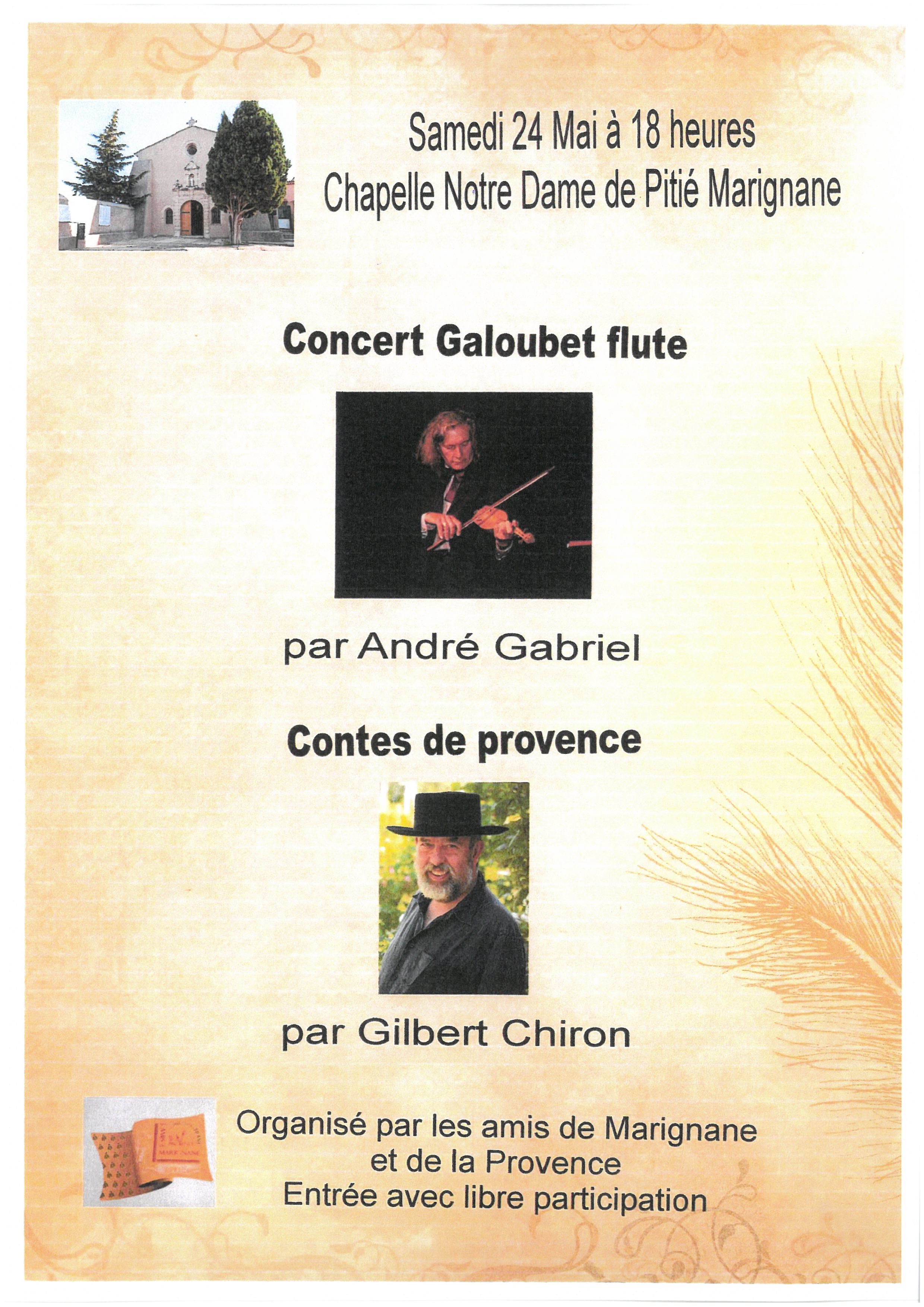 Soire provenale : concert galoubet flte et contes de Provence