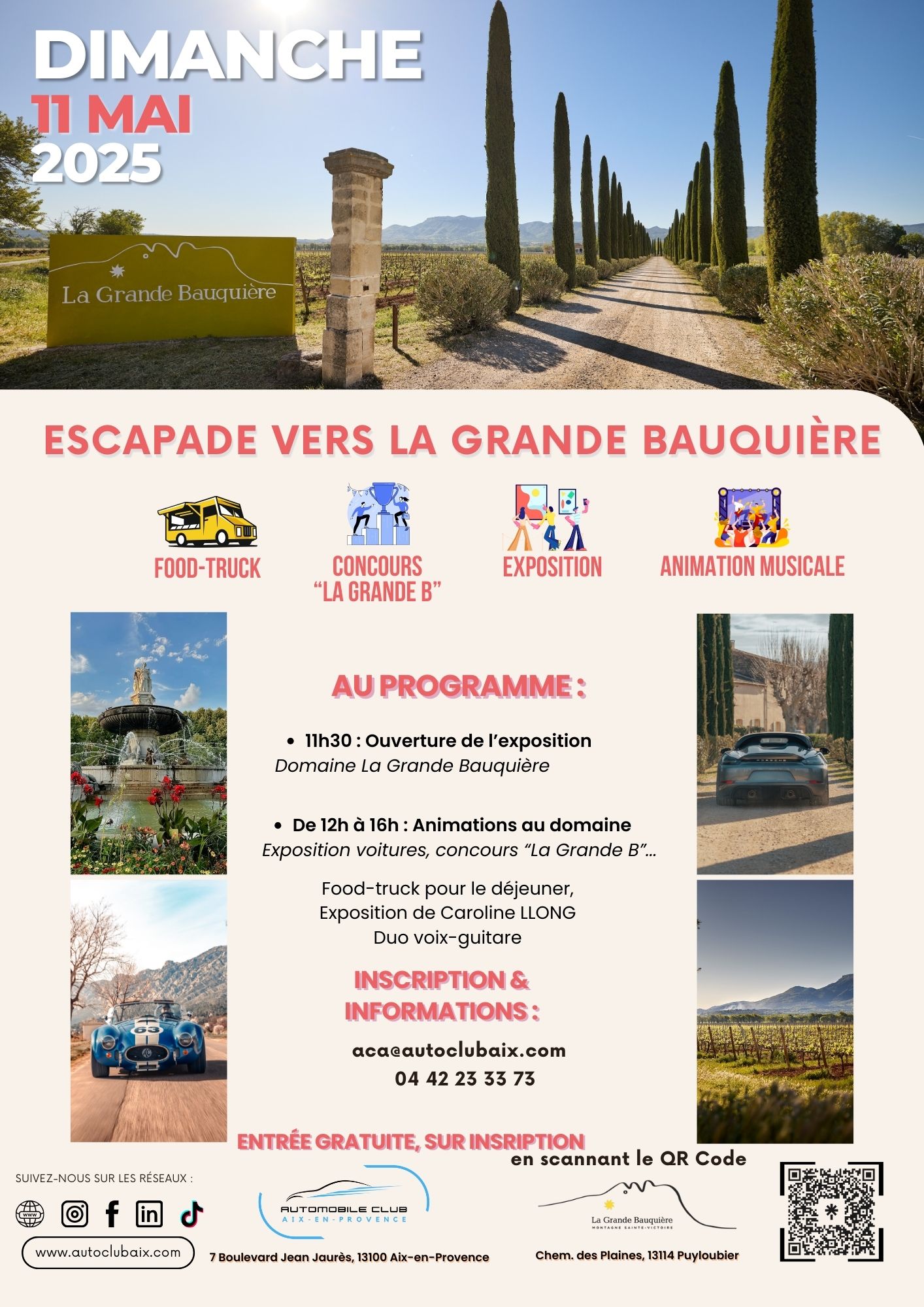 Escapade vers la grande Bauquire, Wine & Cars