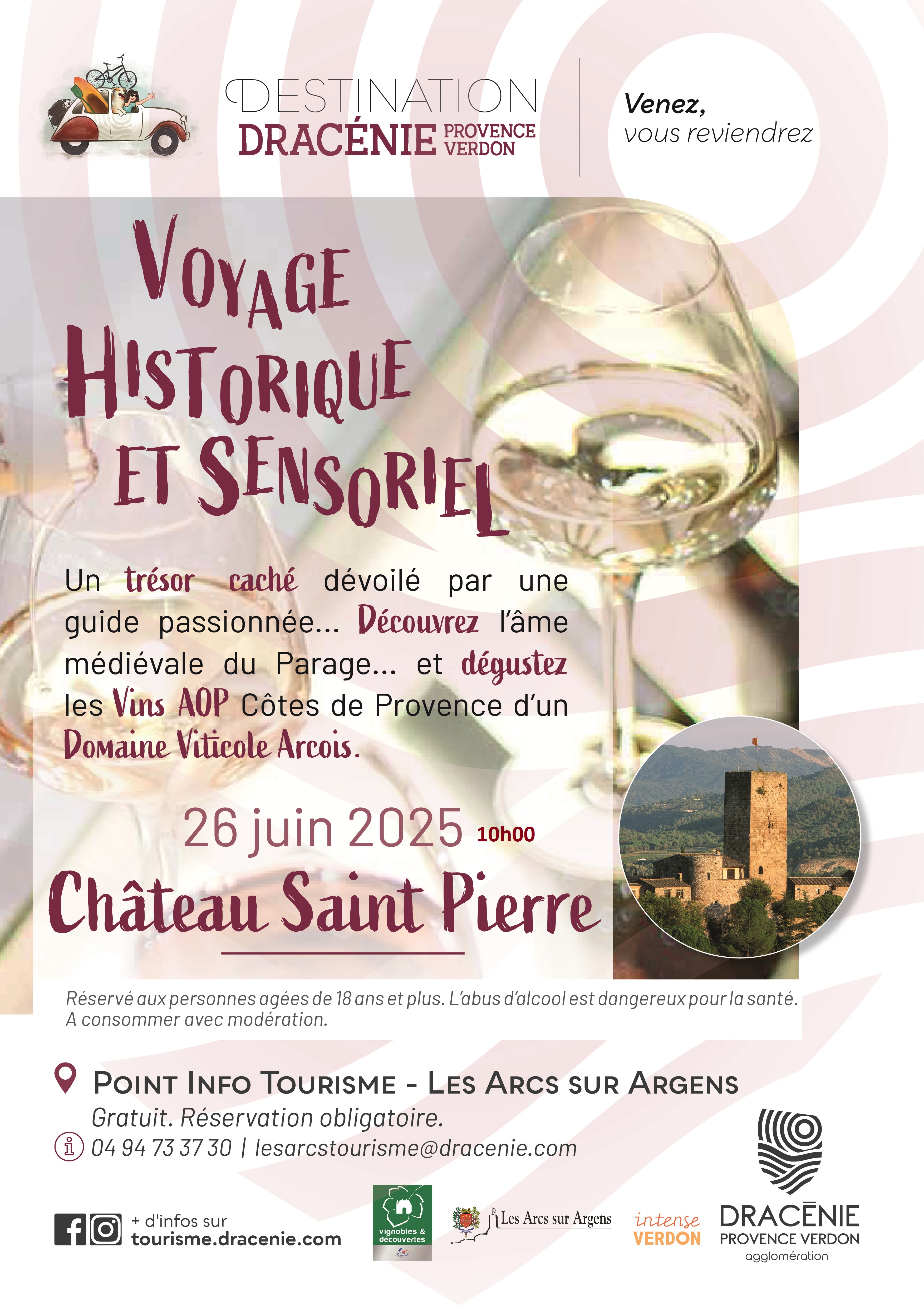 Voyage historique et sensoriel - Chateau Saint Pierre