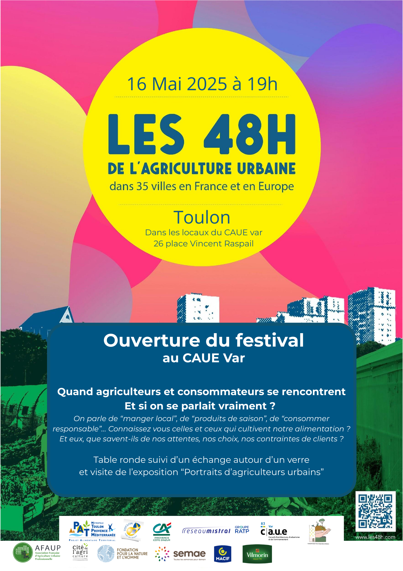 Table ronde - Quand agriculteurs et consommateurs se rencontrent - Les 48H de l'Agriculture urbaine