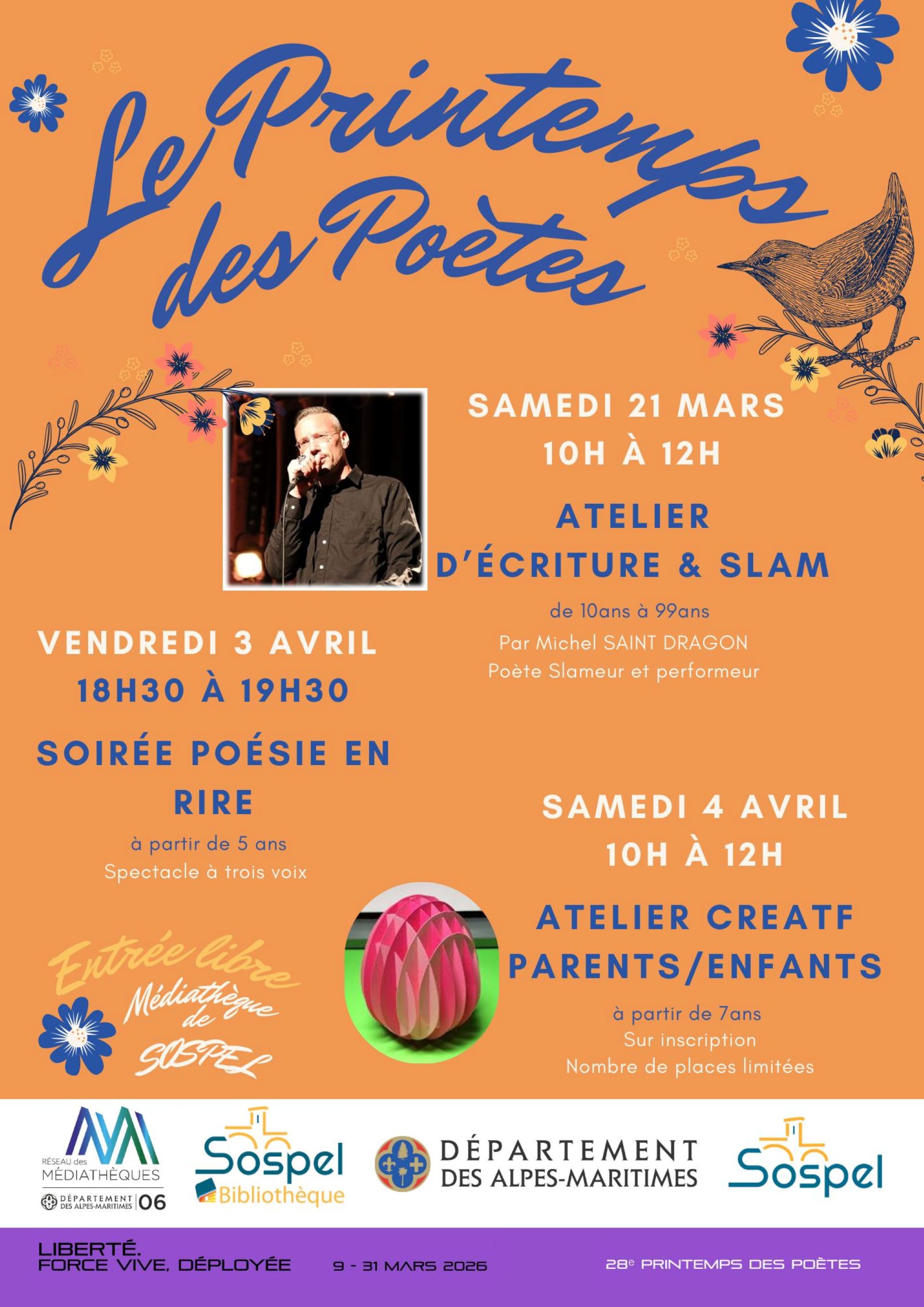 Printemps des po�tes : soir�e 