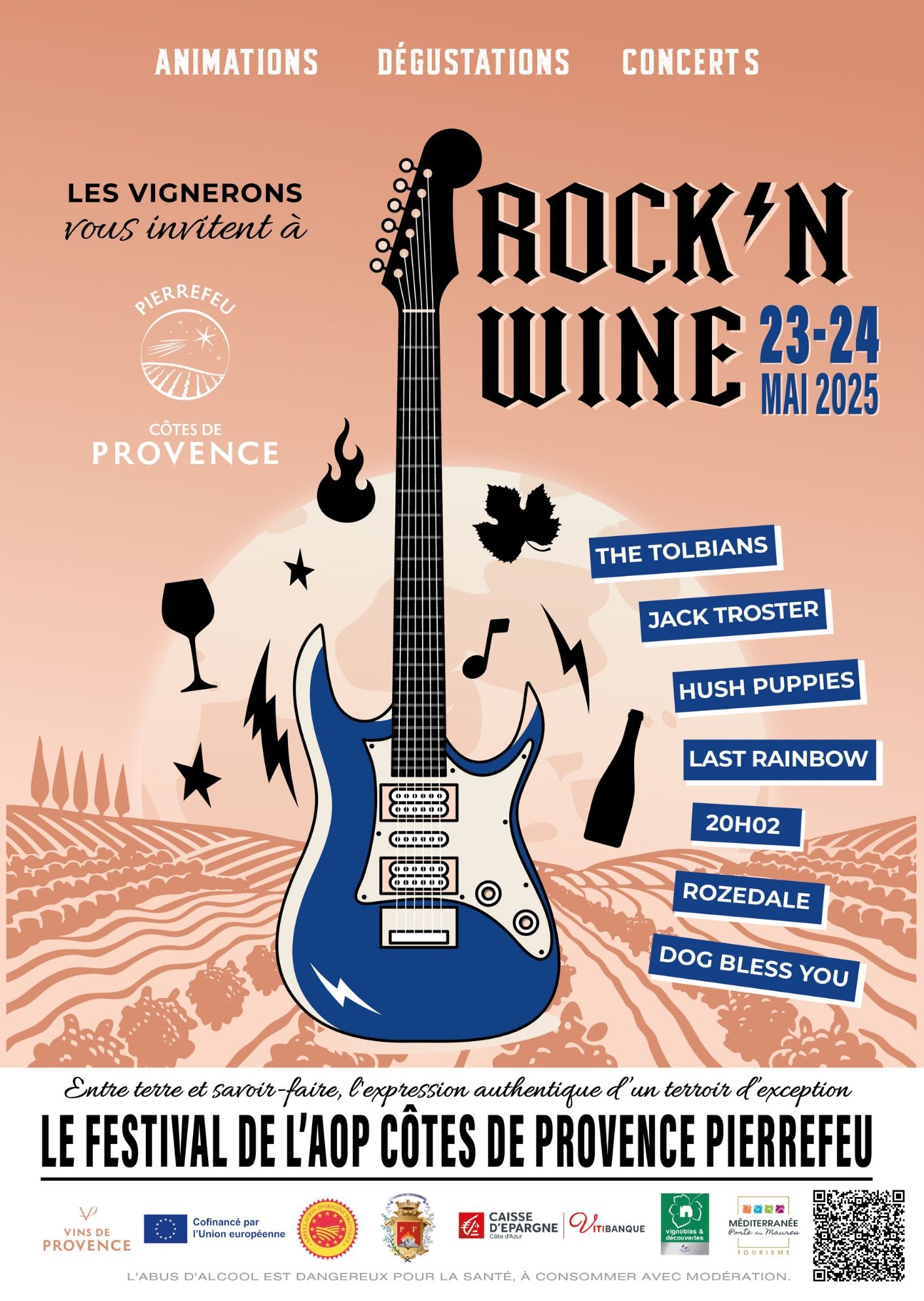 Festival Rock'n Wine avec les Vignerons des Ctes de Provence Pierrefeu