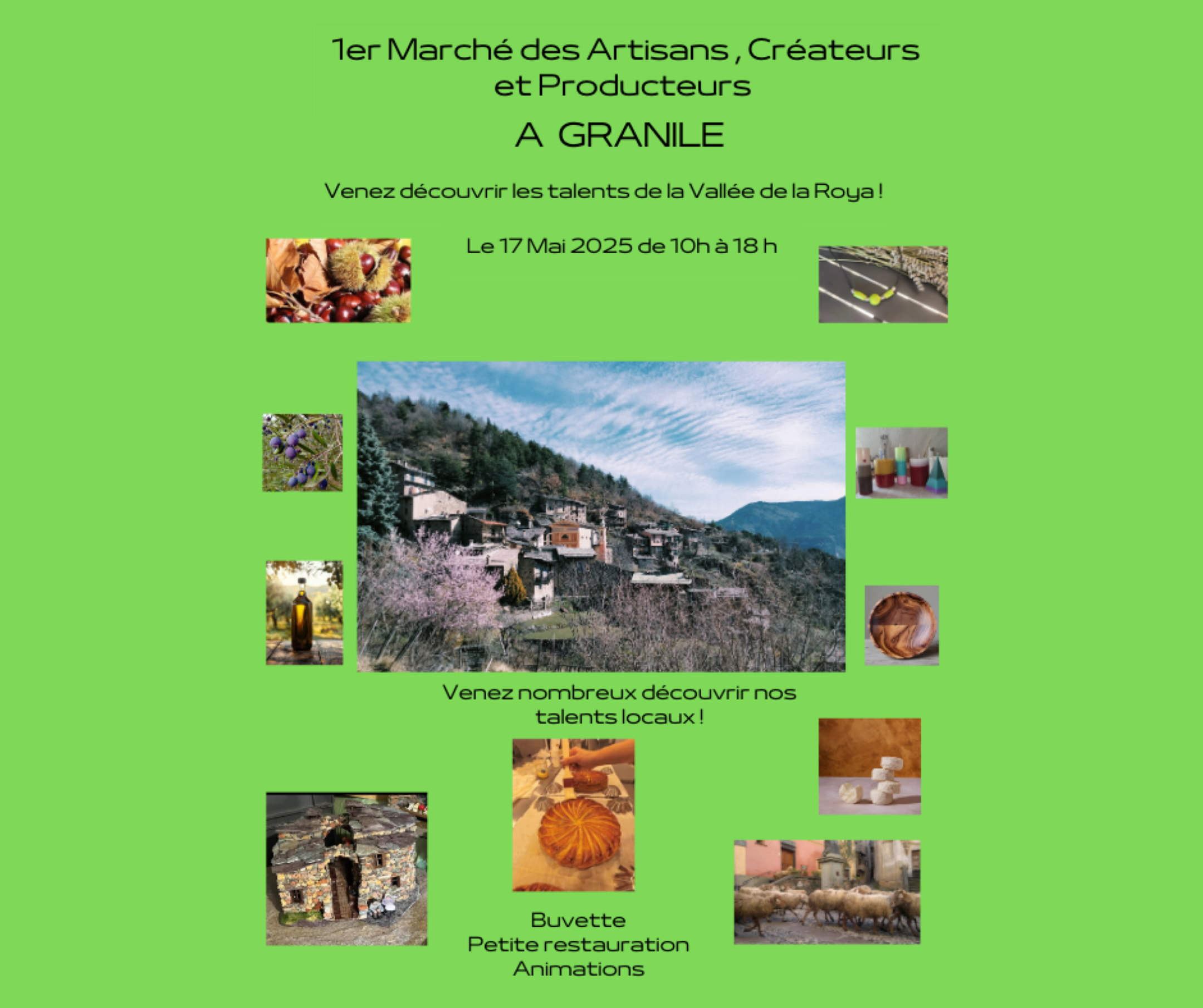 1er march des artisans de la valle de la Roya