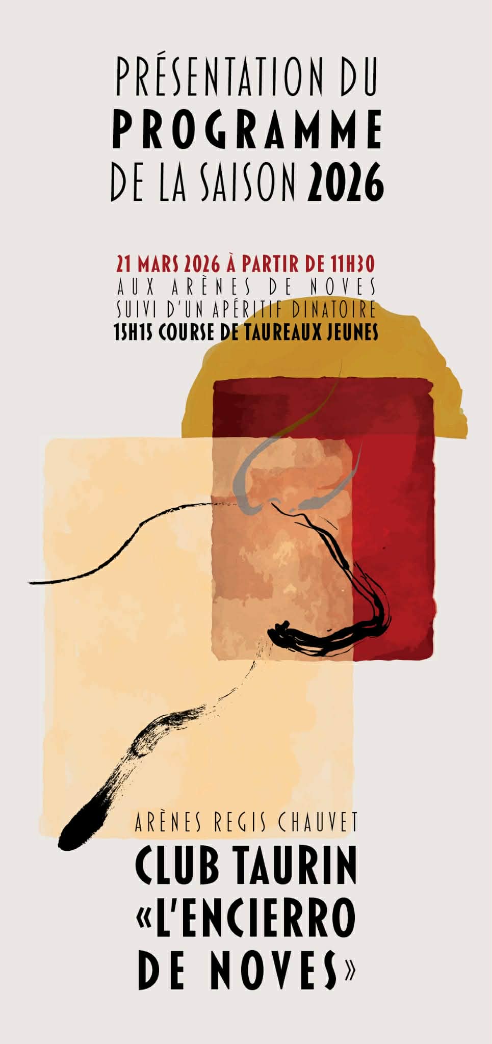 Pr�sentation de la saison Taurine 2026 - Club Taurin l'Encierro