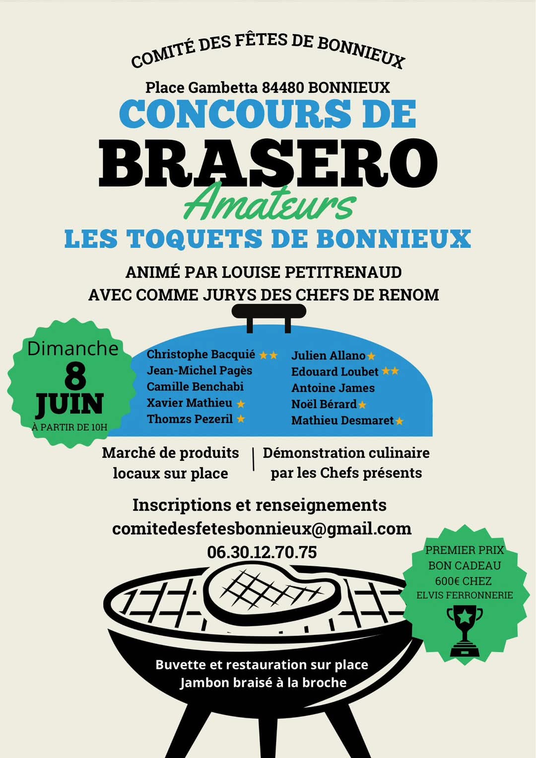 Concours de brasero amateurs - Les Toquets de Bonnieux