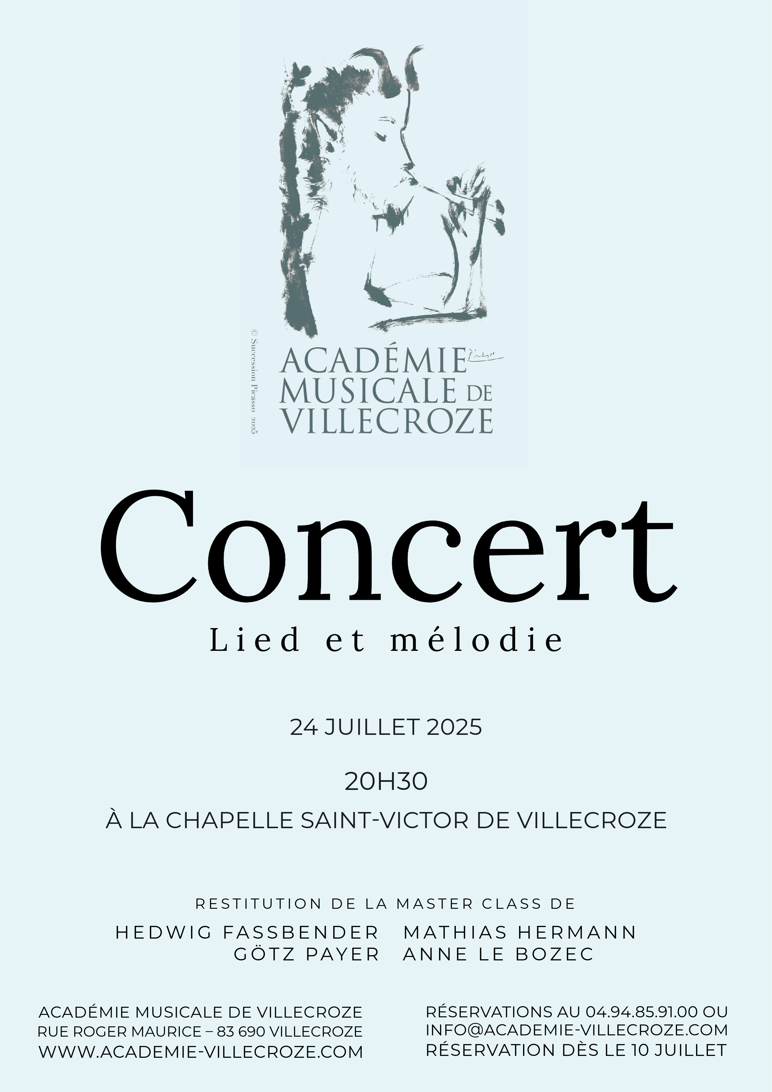 Concert Lied et mlodie