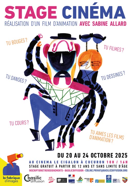 Stage  Cinma : Ralisation d'un film d'animation avec Sabine Allard  Cucuron