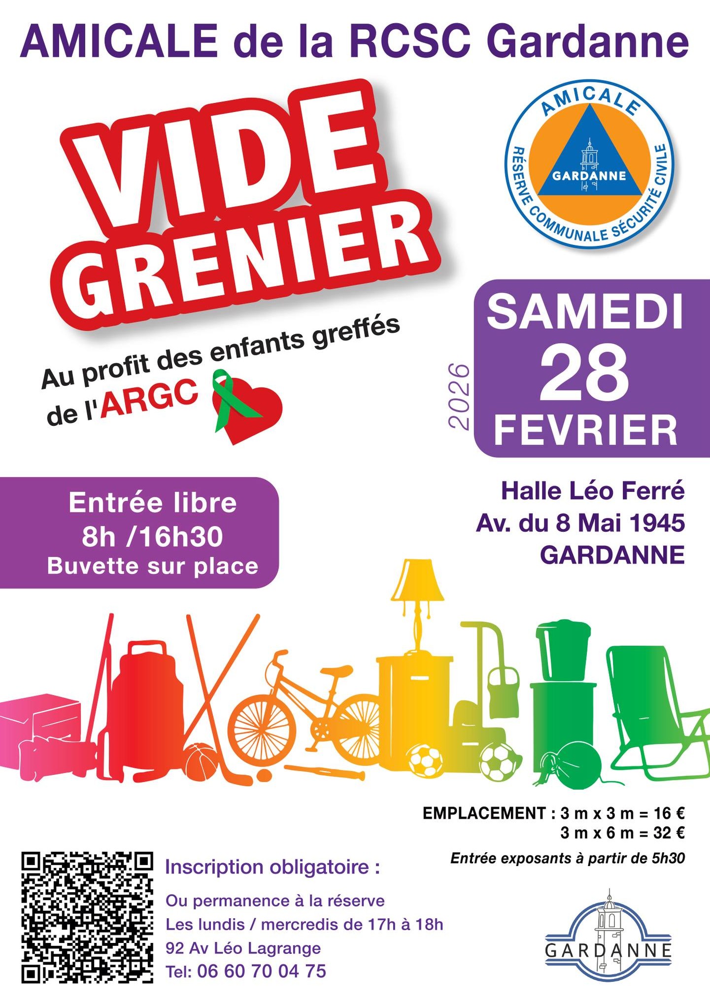 Vide Grenier de l'amicale de la RCSC Gardanne