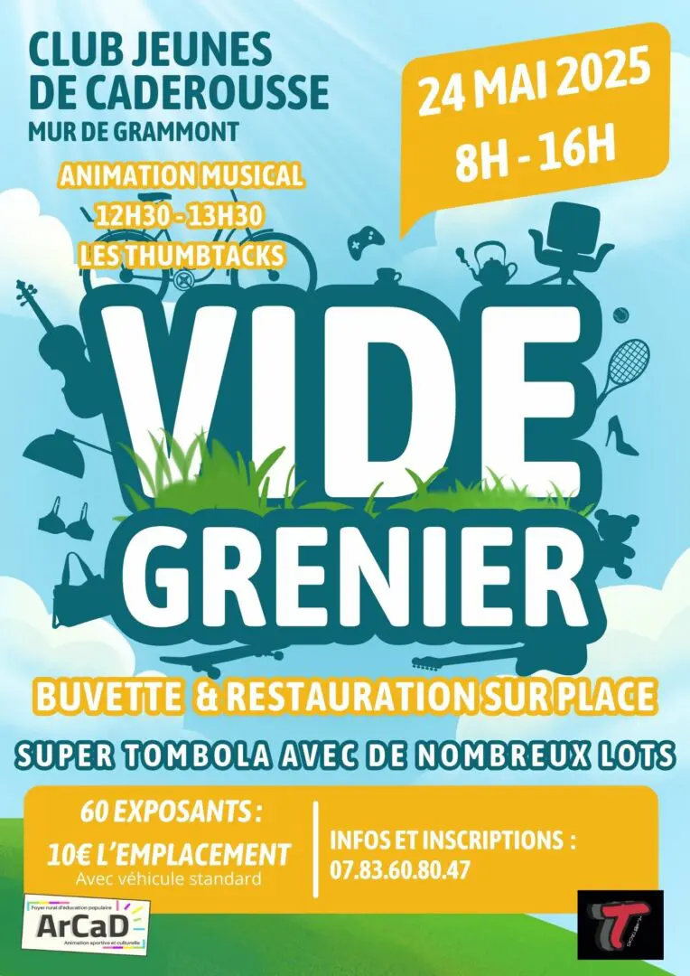 Vide grenier - Club jeunes de Caderousse