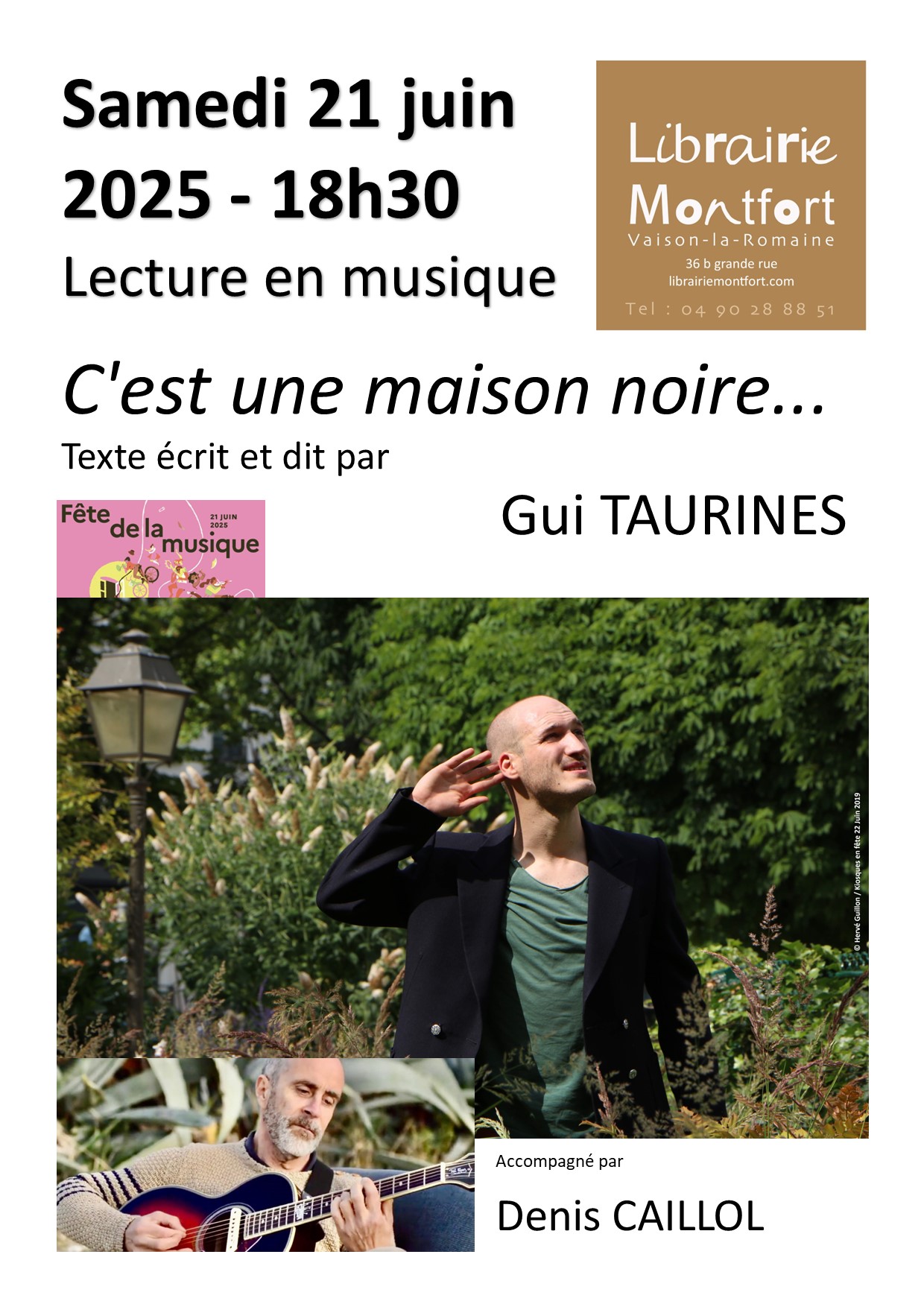 Lecture en musique  Librairie Montfort