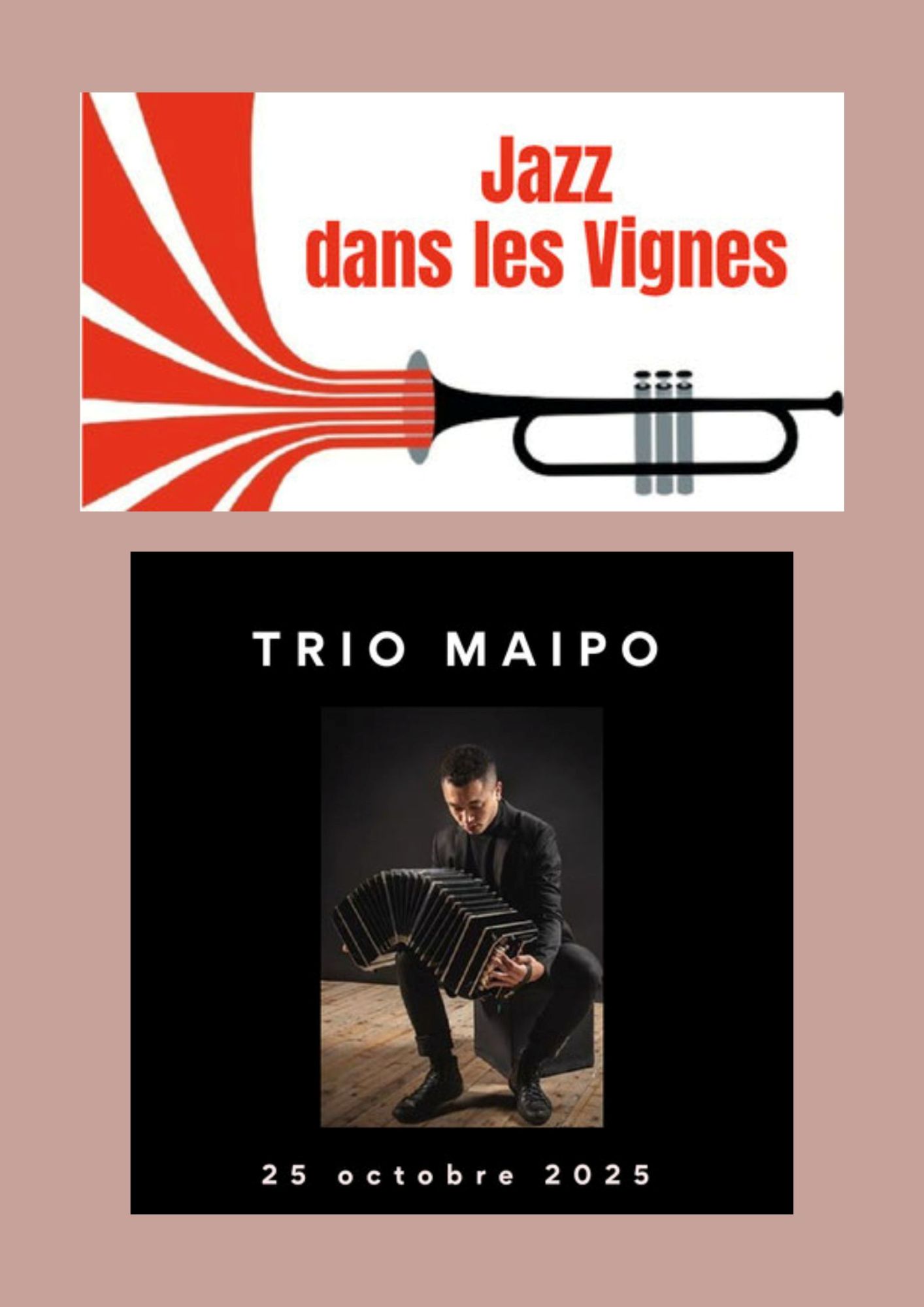 Concert 'Maipo Trio' - Jazz dans les Vignes