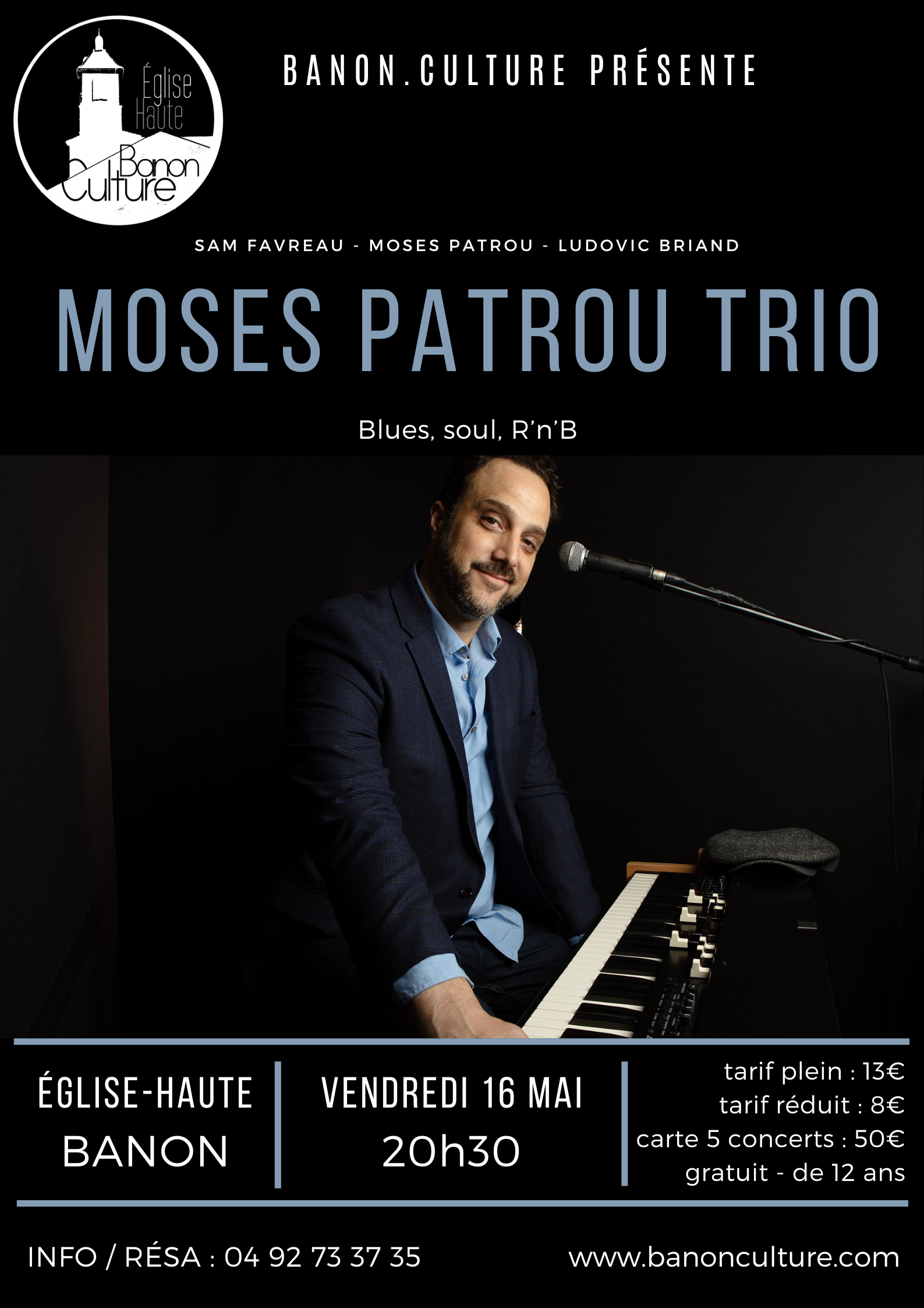 Concert Moses Patrou Trio