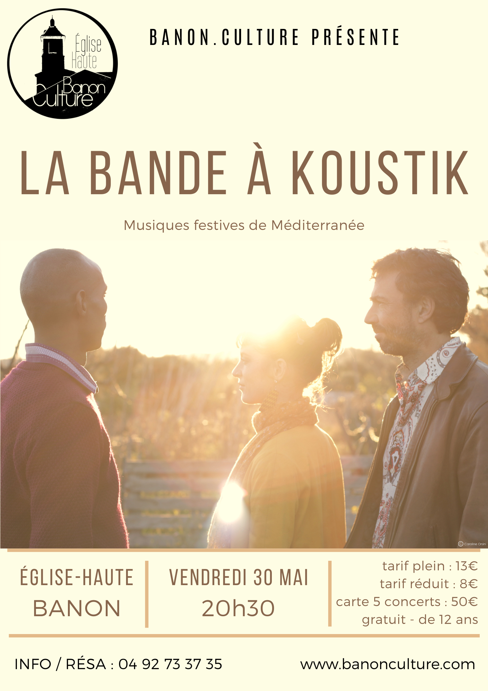 Concert La Bande  Koustik