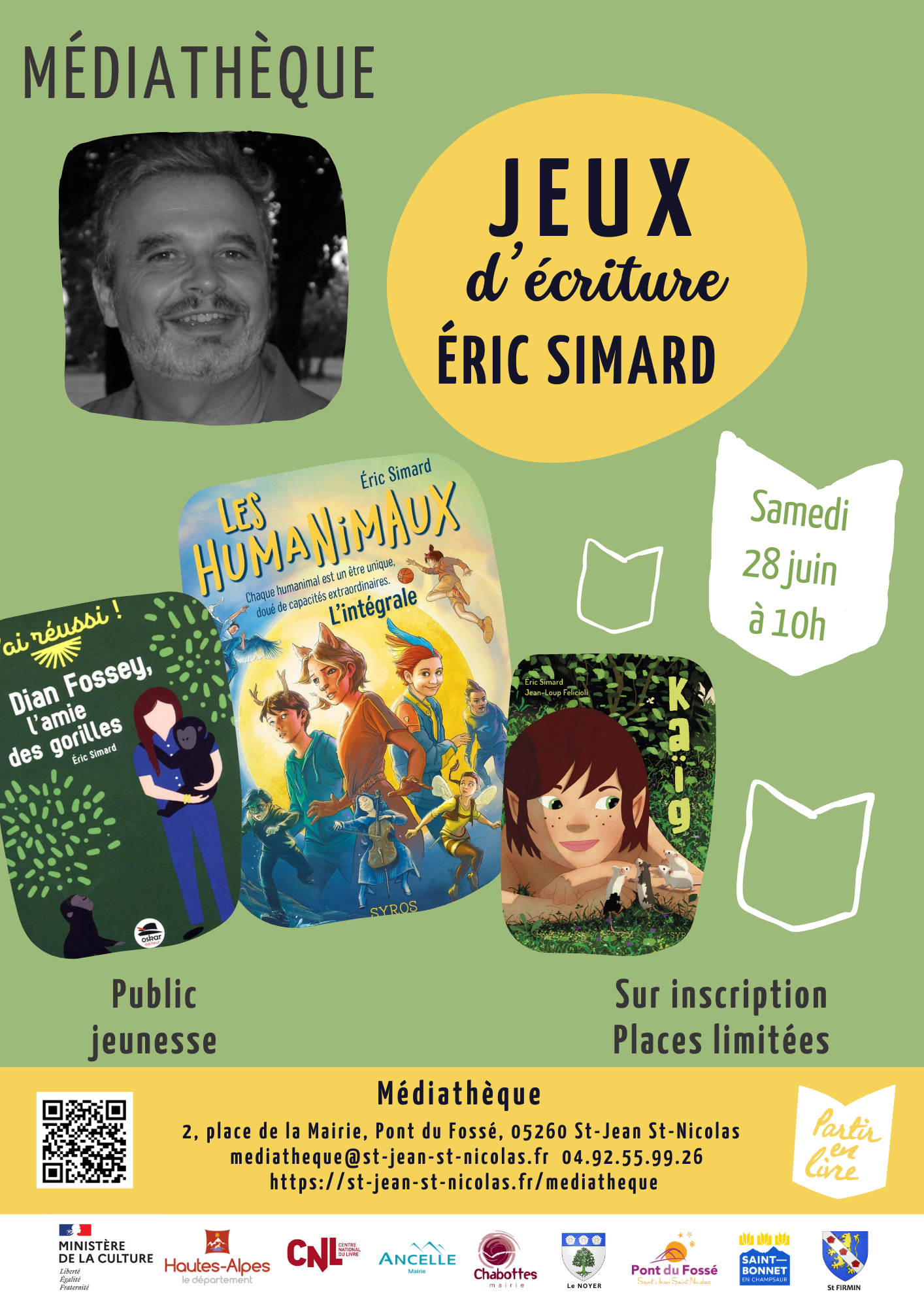 Jeux d'criture avec un auteur