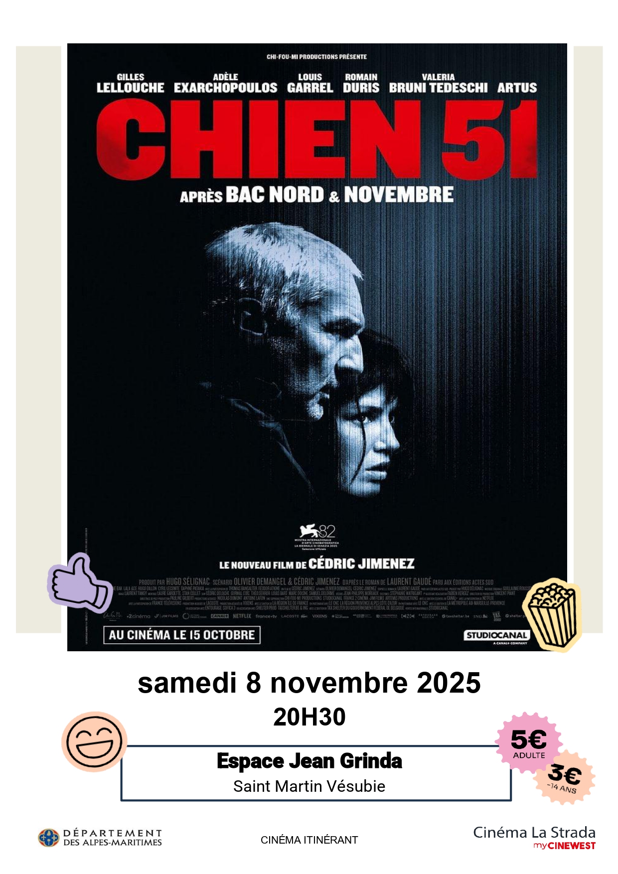 Sance de cinma - Chien 51