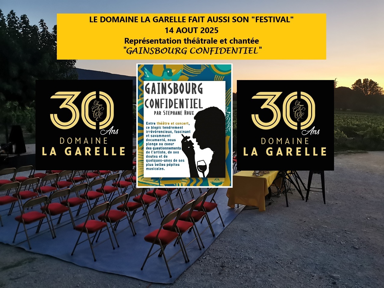 Soire Thtre & Repas au Domaine La Garelle - 