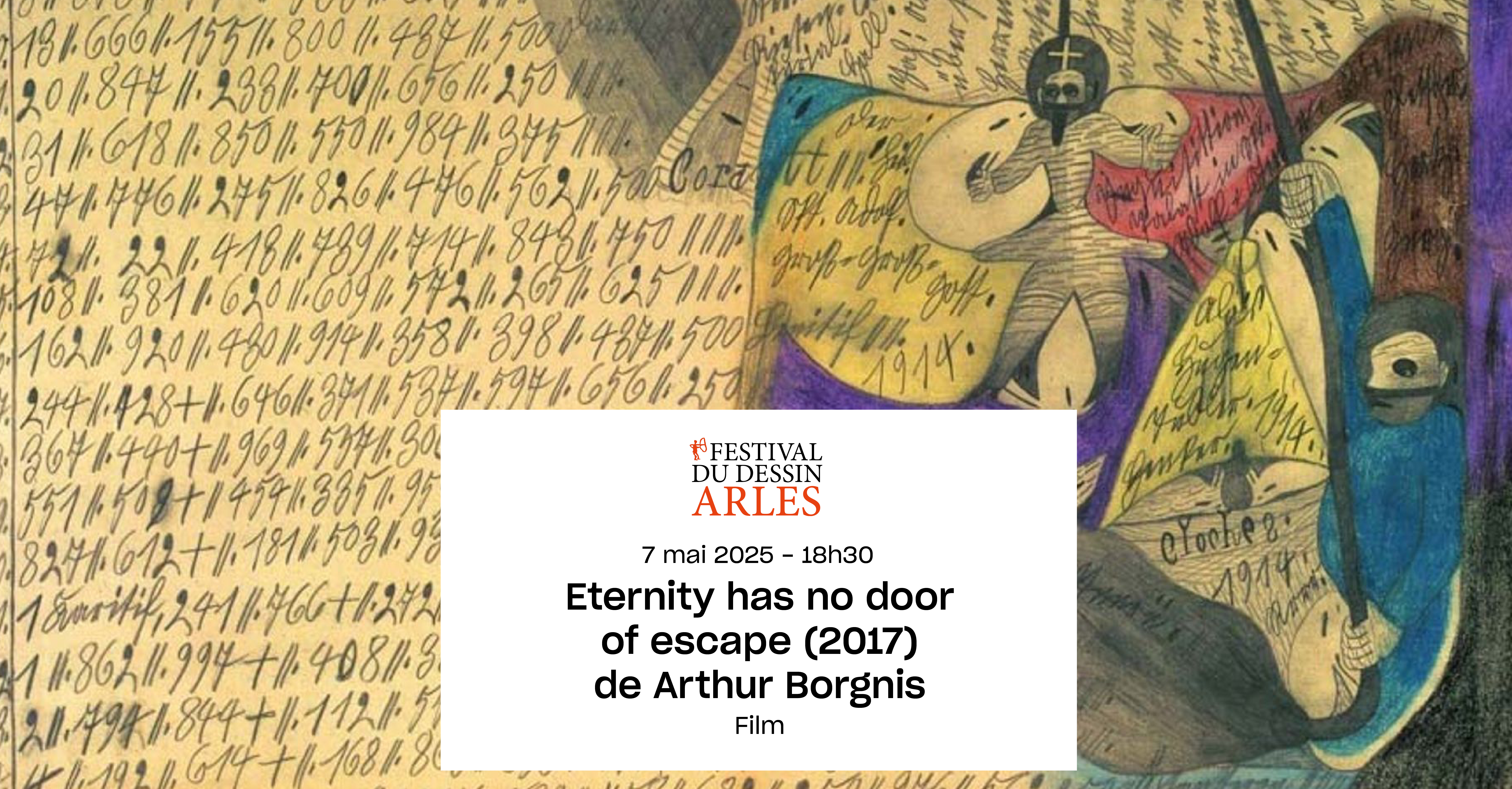 Festival du dessin - Film - Eternity has no door of escape de Arthur Borgnis