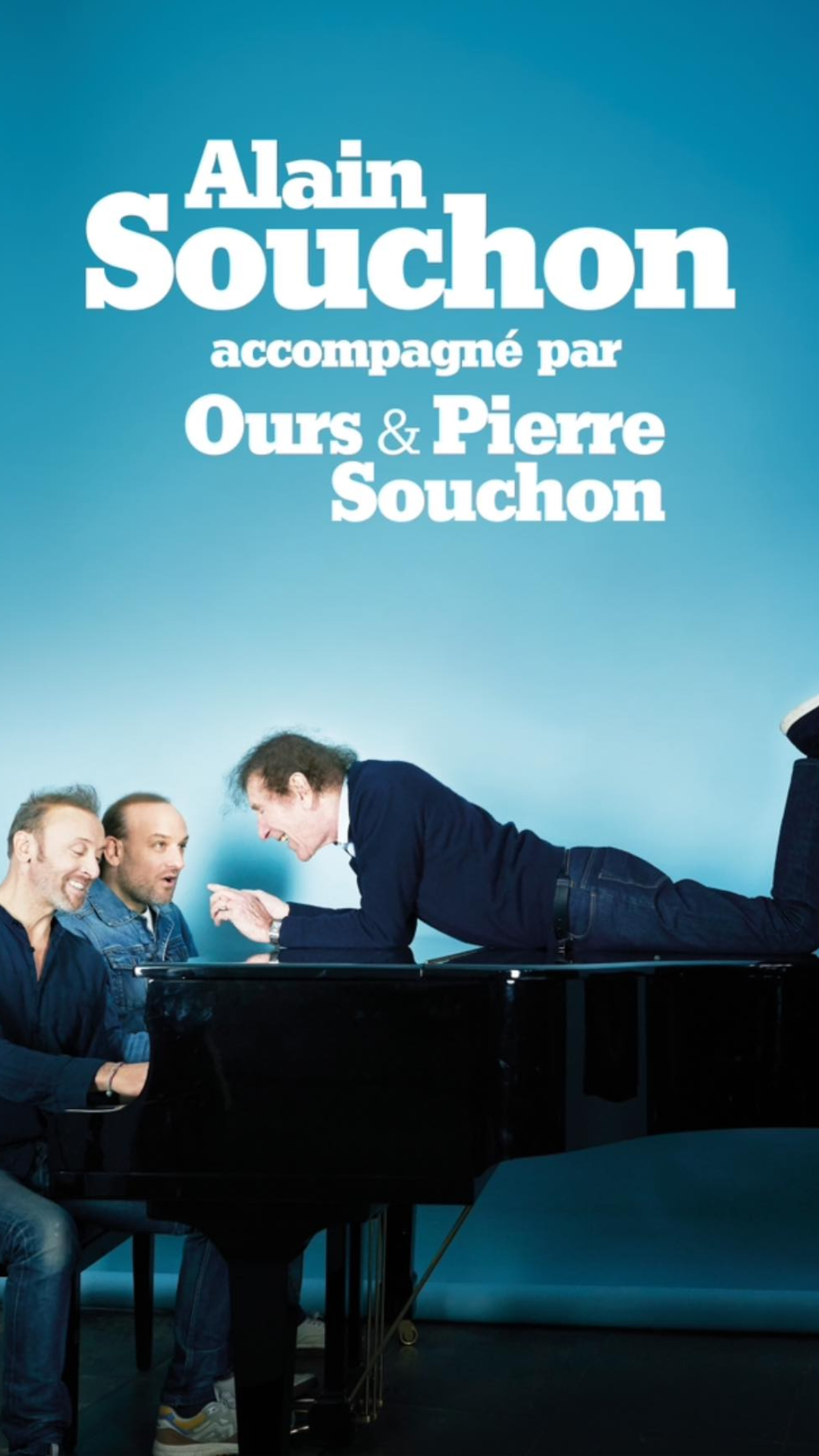 Concert : Alain Souchon accompagn par Ours et Pierre Souchon