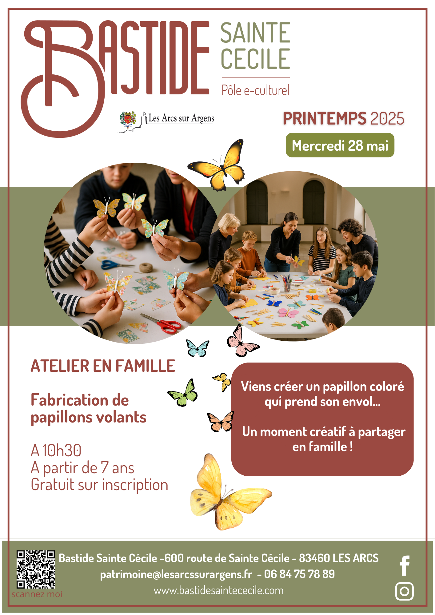 Bastide Sainte Ccile Ple e-culturel. Atelier intergnrationnel pour les familles