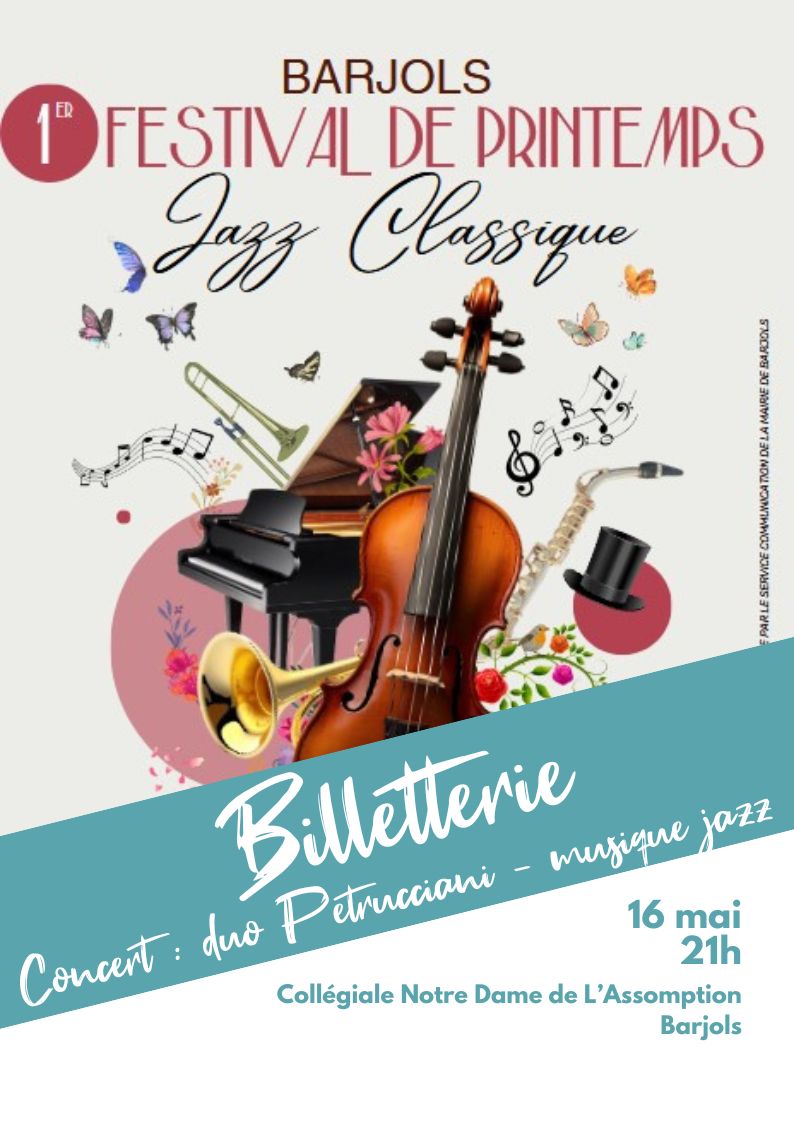 Concert : Duo Petrucciani - musique jazz | Festival de Printemps