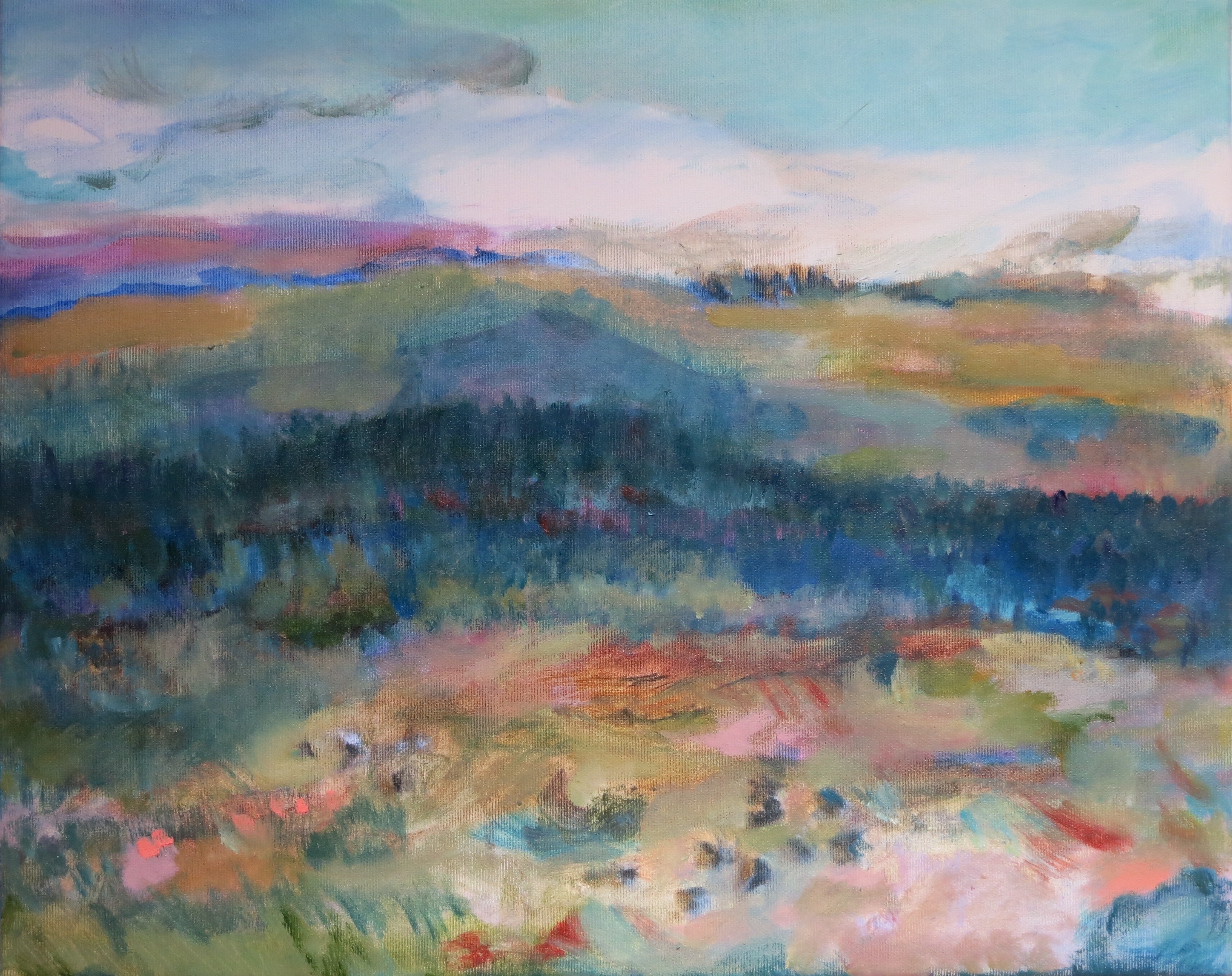 Peindre en montagne