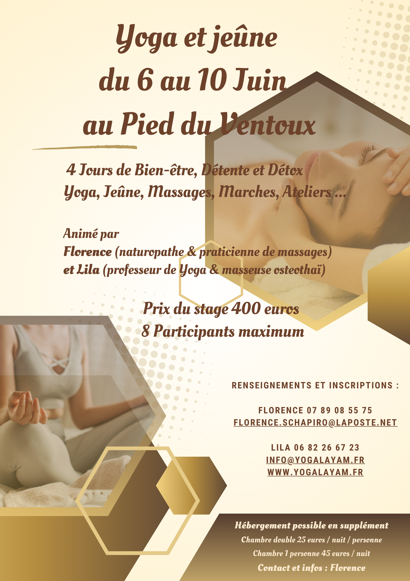 Stage yoga et jene  Mazan