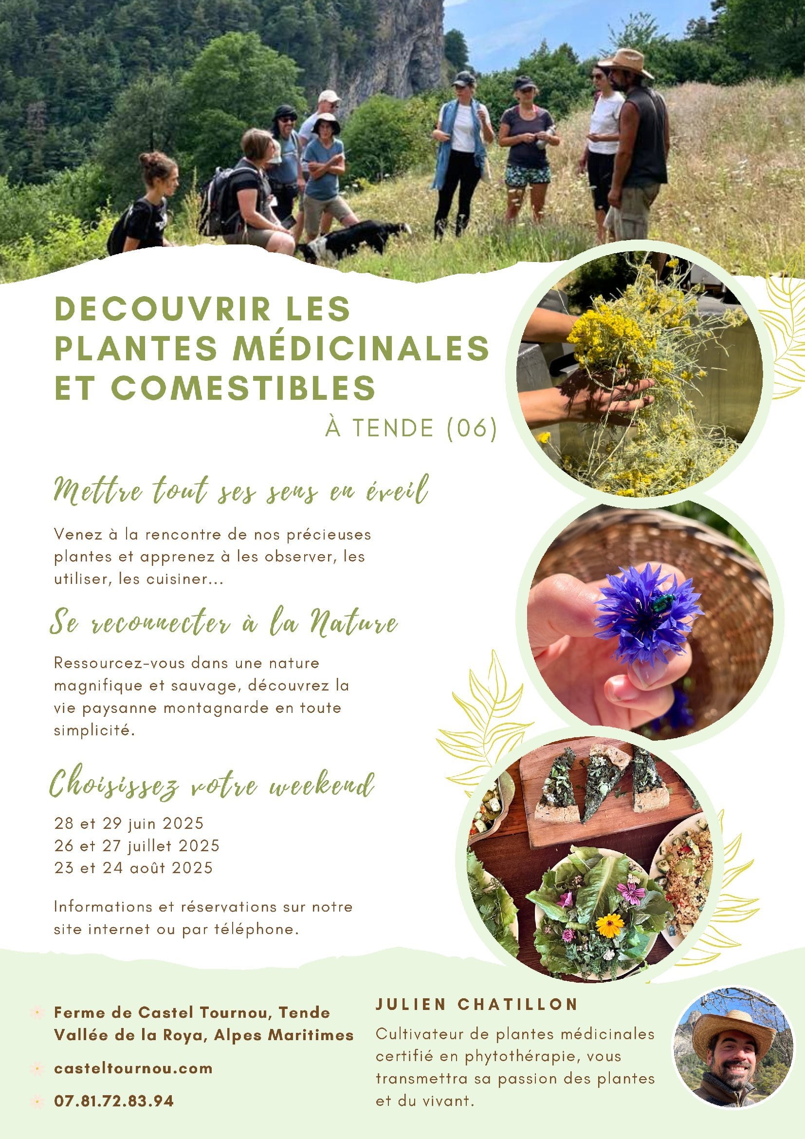 Week-end dcouverte des plantes mdicinales et comestibles en montagne